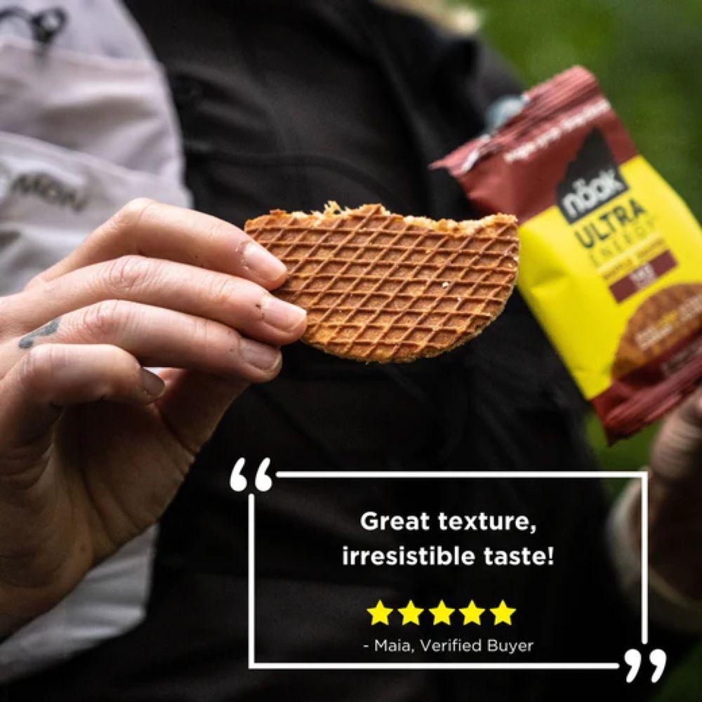 NÃ¤ak Ultra Energy Waffle - High Protein Sports Nutrition Snack for Runners, Cyclists & Athletes | Quick Energy Boost for Endurance Training & Outdoor Activities