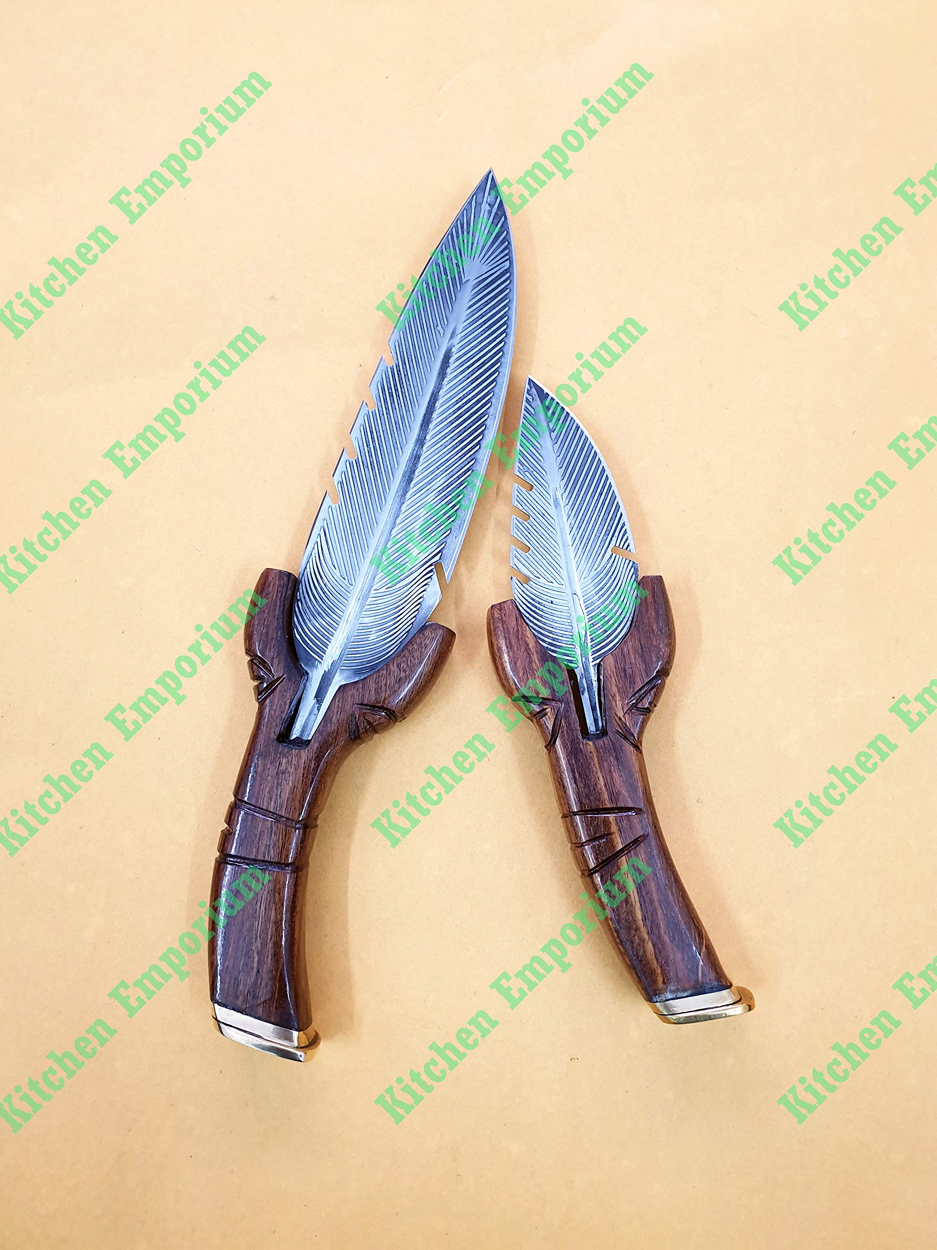 Premium Handmade D2 Steel Hunting Knife Set - 12