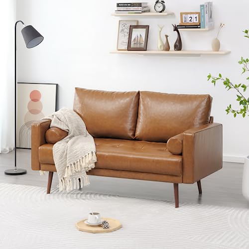 Loveseat Cognac Tan