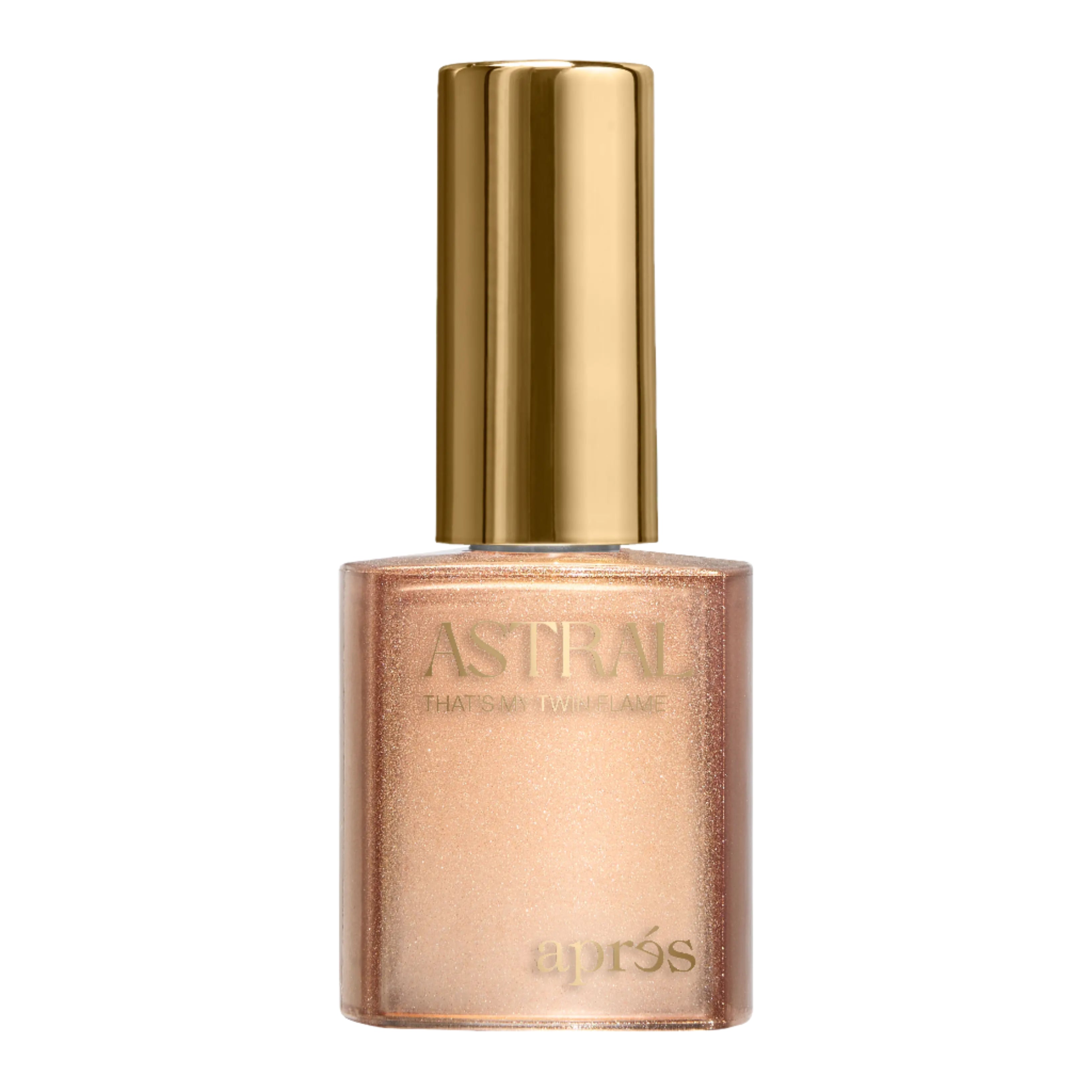 Apres Flash Glitter Gel FG03 - That's My Twin Flame Nail Polish - Long Lasting Glitter Gel for Nail Art & Manicures - Perfect for Parties, Weddings & Special Occasions