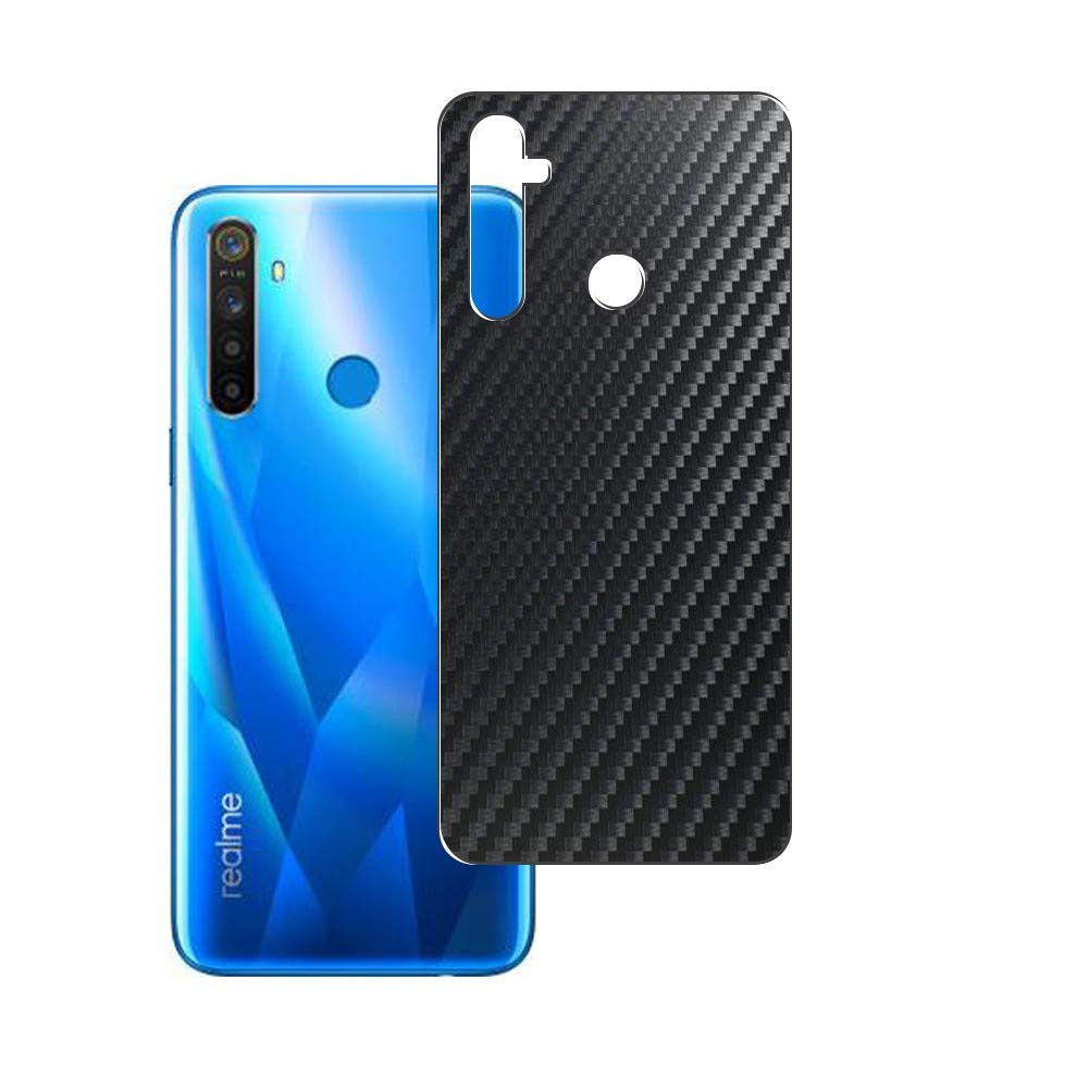2 Pack Realme Q Back Screen Protector Film - Black Carbon TPU Guard Cover (Not Tempered Glass) | Scratch-Resistant Protection for Smartphone Back Panel | Perfect for Daily Use, Travel & Outdoor Activities
