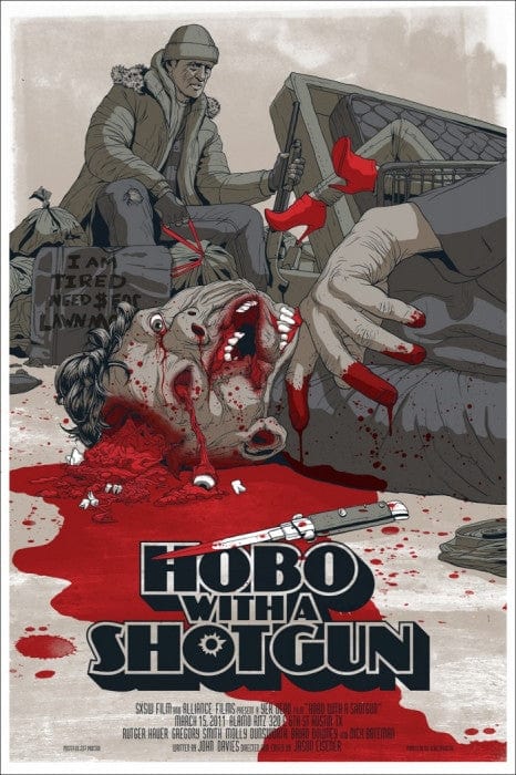 Hobo With a Shotgun - Cult Classic Action Movie DVD | Thrilling Crime Drama Film for Movie Collectors | Perfect for Film Nights & Cult Cinema Enthusiasts