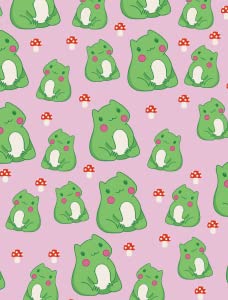 Frog and Mushroom-3