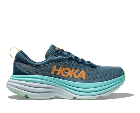Hoka Bondi 8 Men's Running Shoes - Ultra-Cushioned for Long Distance & Marathon Training - Perfect for Road Running, Jogging & Everyday Comfort
