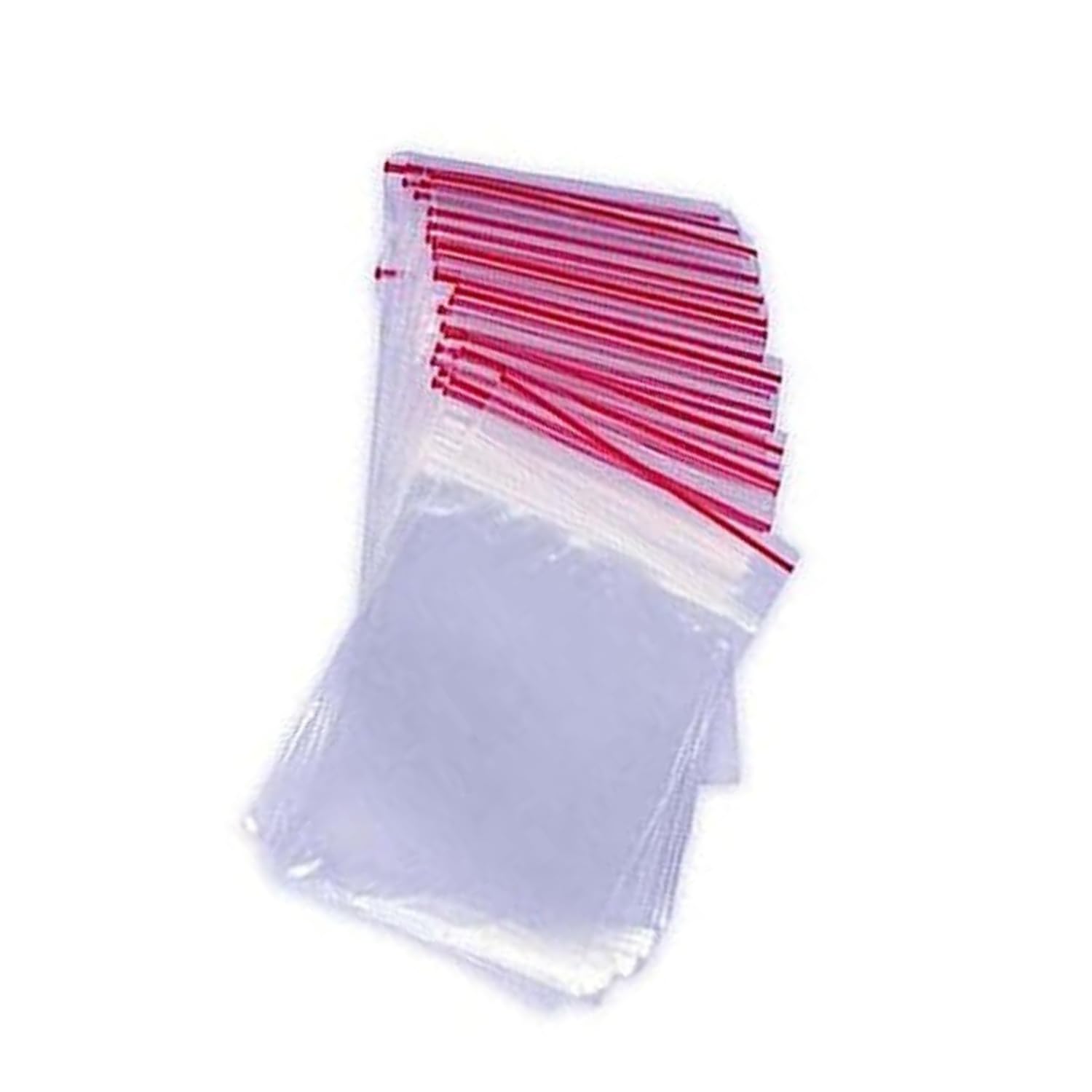 THE BIG INDIA 3x3 Inch Zip Lock Pouch Storage Bags - 100 Pack Reusable Plastic Bags for Jewelry, Cosmetics, Buttons, Coins & More | Transparent Multi-Purpose Organizer for Travel, Home & Office Use
