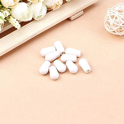 10pcs 4mm Plastic Guitar Toggle Switch Tips for LP Electric Guitar - 3 Colors (Black/White/Cream) - Replacement Parts for Guitar Repair & Customization - Perfect for DIY Guitar Upgrades & Maintenance