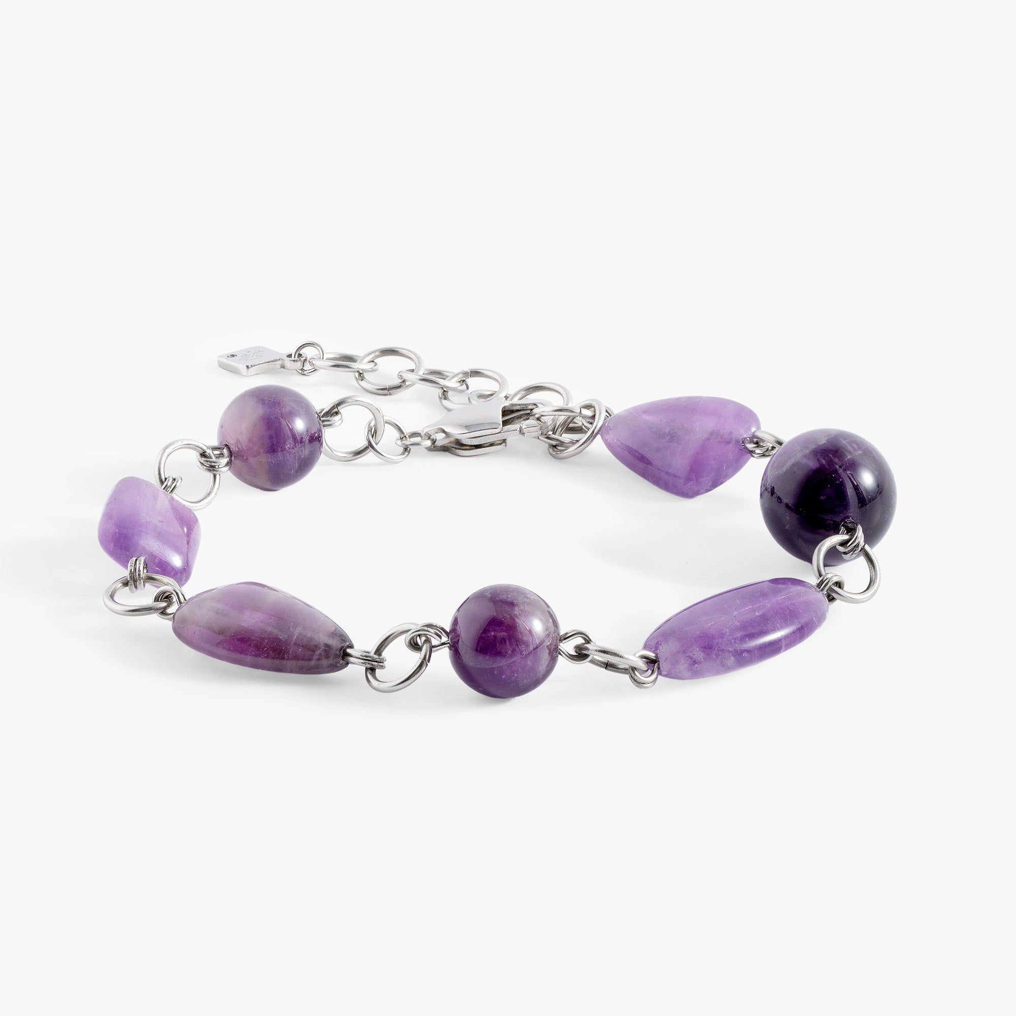 Adjustable Gemstone Bracelet for Women - Handmade Beaded Stretch Bracelet with Healing Crystals - Perfect for Yoga, Meditation & Everyday Wear