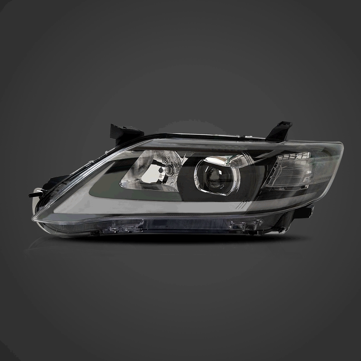 LED Headlight Assembly Projector for 2010-2011 Toyota Camry 6th Gen XV40 Facelift - High Brightness Replacement Headlights for Sedan Models - Perfect for Night Driving & Enhanced Visibility