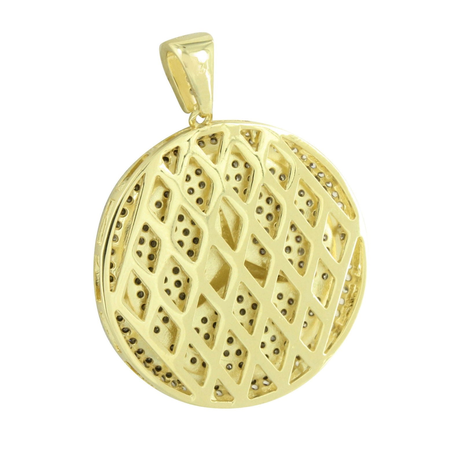 14K Yellow Gold Luxury Car Logo Pendant Necklace - Perfect for Car Enthusiasts & Gift Giving | Elegant Jewelry for Men & Women