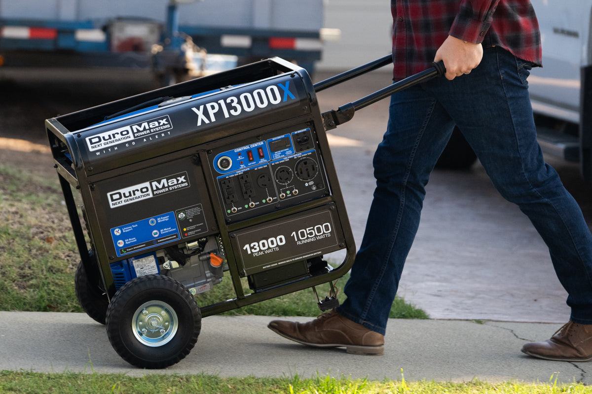 13,000W Portable Gasoline Generator with CO Alert - Reliable Backup Power for Home, Camping & Outdoor Emergencies