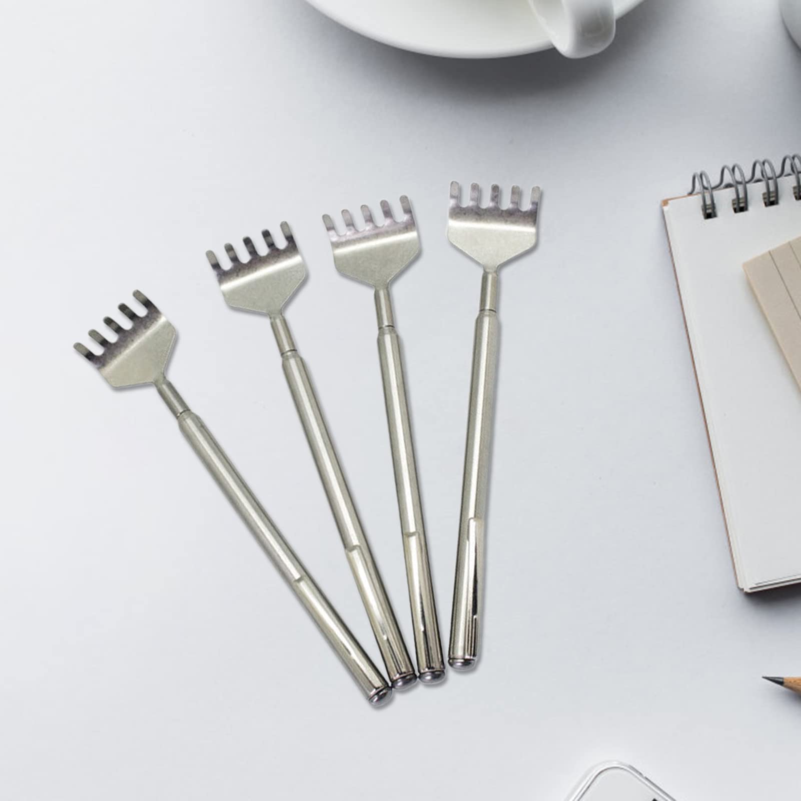 Stainless Steel Telescoping Back Scratcher - Adjustable Itch Relief Tool for Men & Women | Portable Massage Aid for Home, Office & Travel | Perfect for Hard-to-Reach Spots