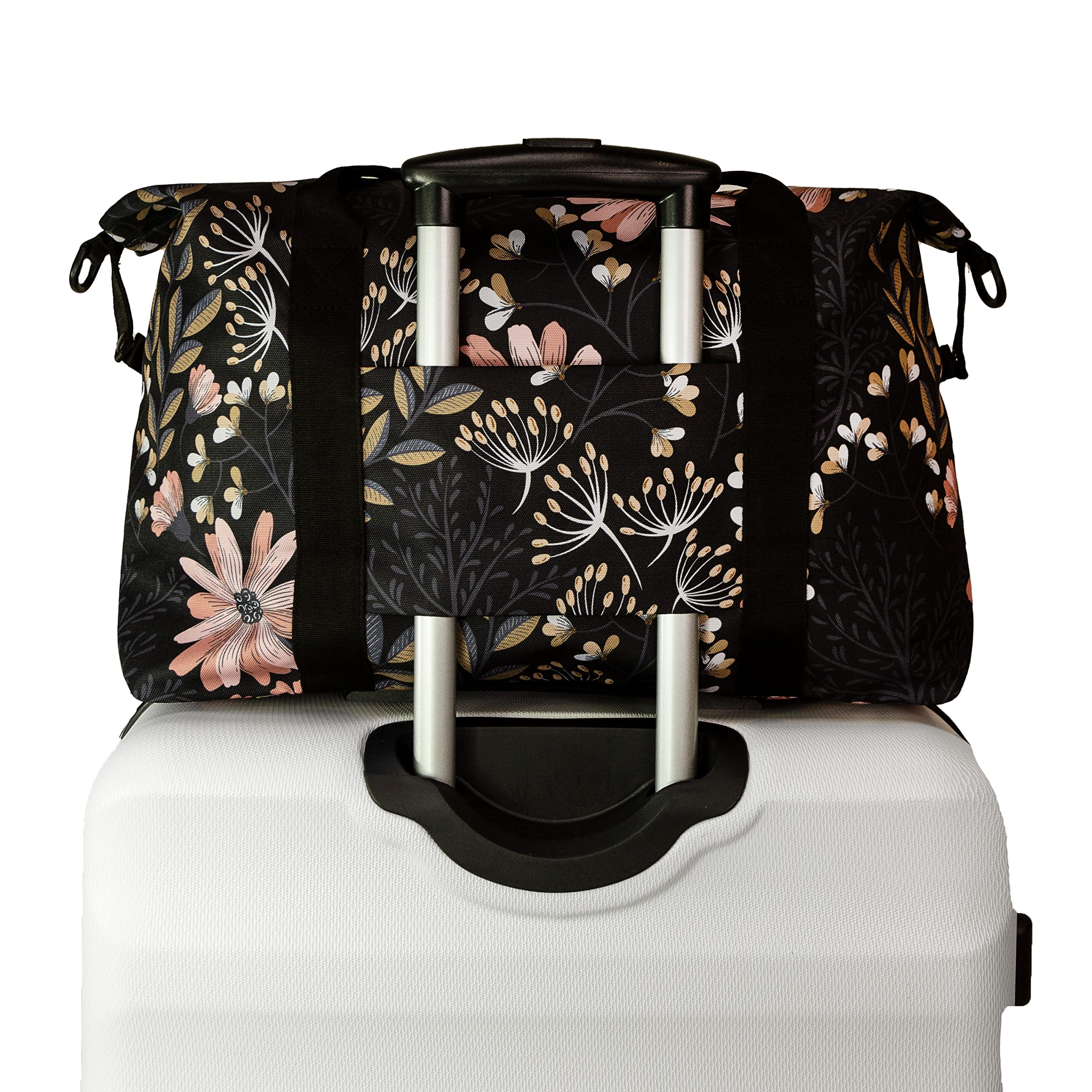 Jadyn Lola Travel Bag - Stylish Weekender & Overnight Duffel Bag for Women & Men - Perfect for Gym, Work, Weekend Getaways & Business Trips
