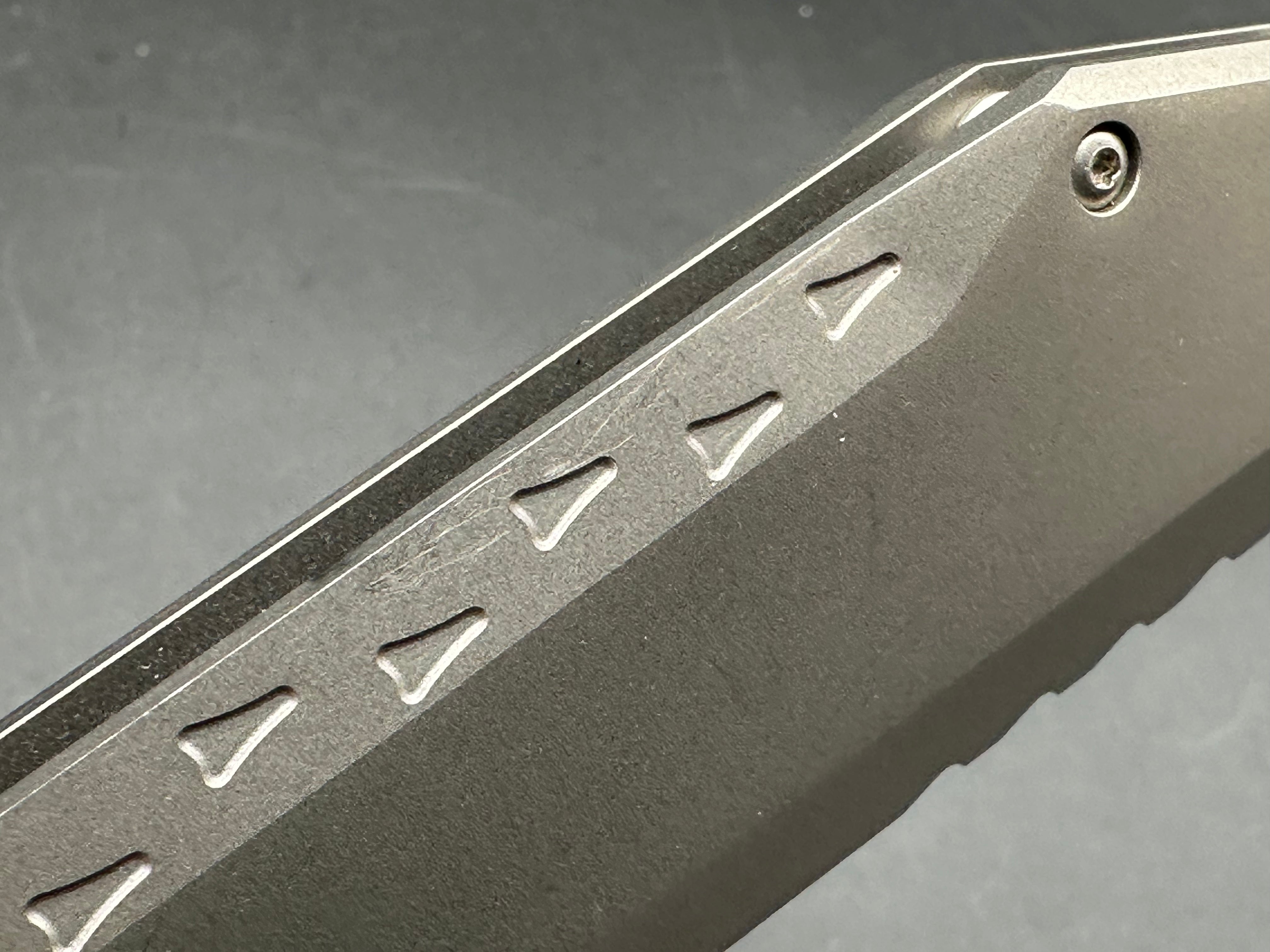 Southern Grind Penguin Folding Knife - S90V Steel Blade & Titanium Handle for EDC, Outdoor, and Survival Use