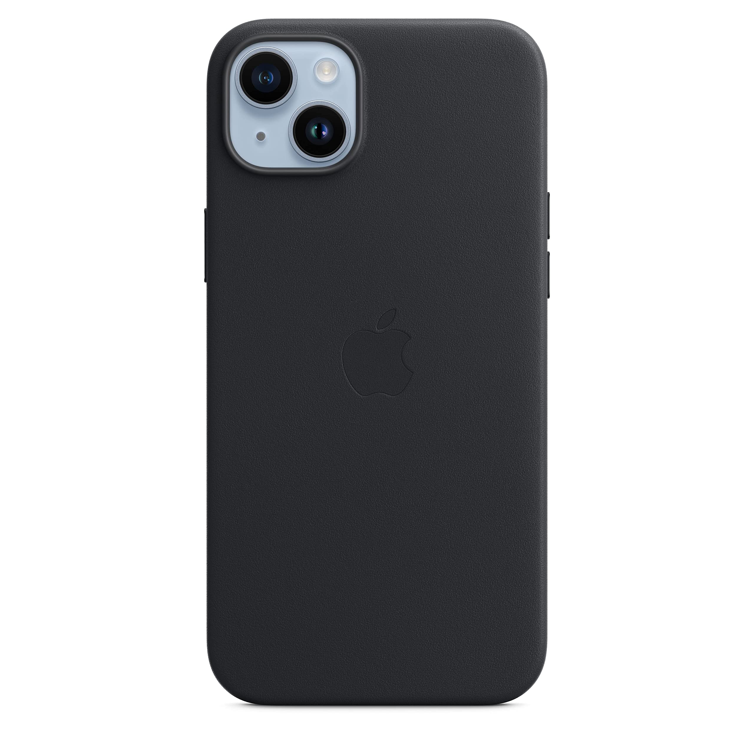Apple iPhone 14 Plus Leather Case with MagSafe - Midnight Black | Premium Protective Cover for Everyday Use, Work & Travel