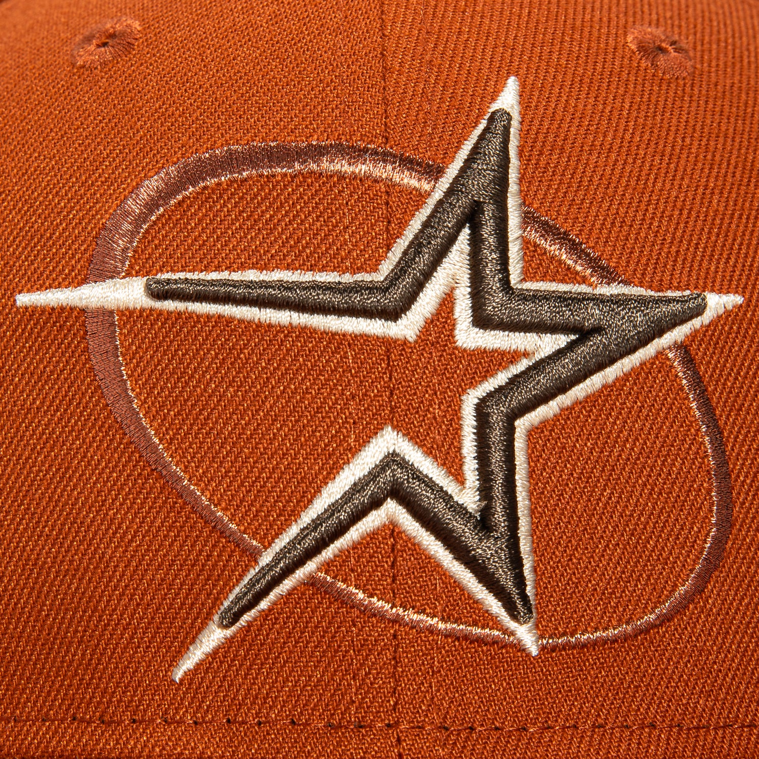 New Era 59Fifty Houston Astros 30th Anniversary Campfire Patch Snapback Hat - Burnt Orange Baseball Cap for Men, Women - Perfect for Games, Tailgating & Fan Collections