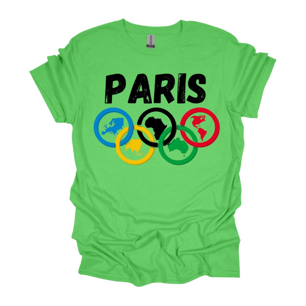 Paris Summer Rings Olympic T-Shirts - Canada Olympic Games Apparel & Clothing for Fans, Athletes & Supporters