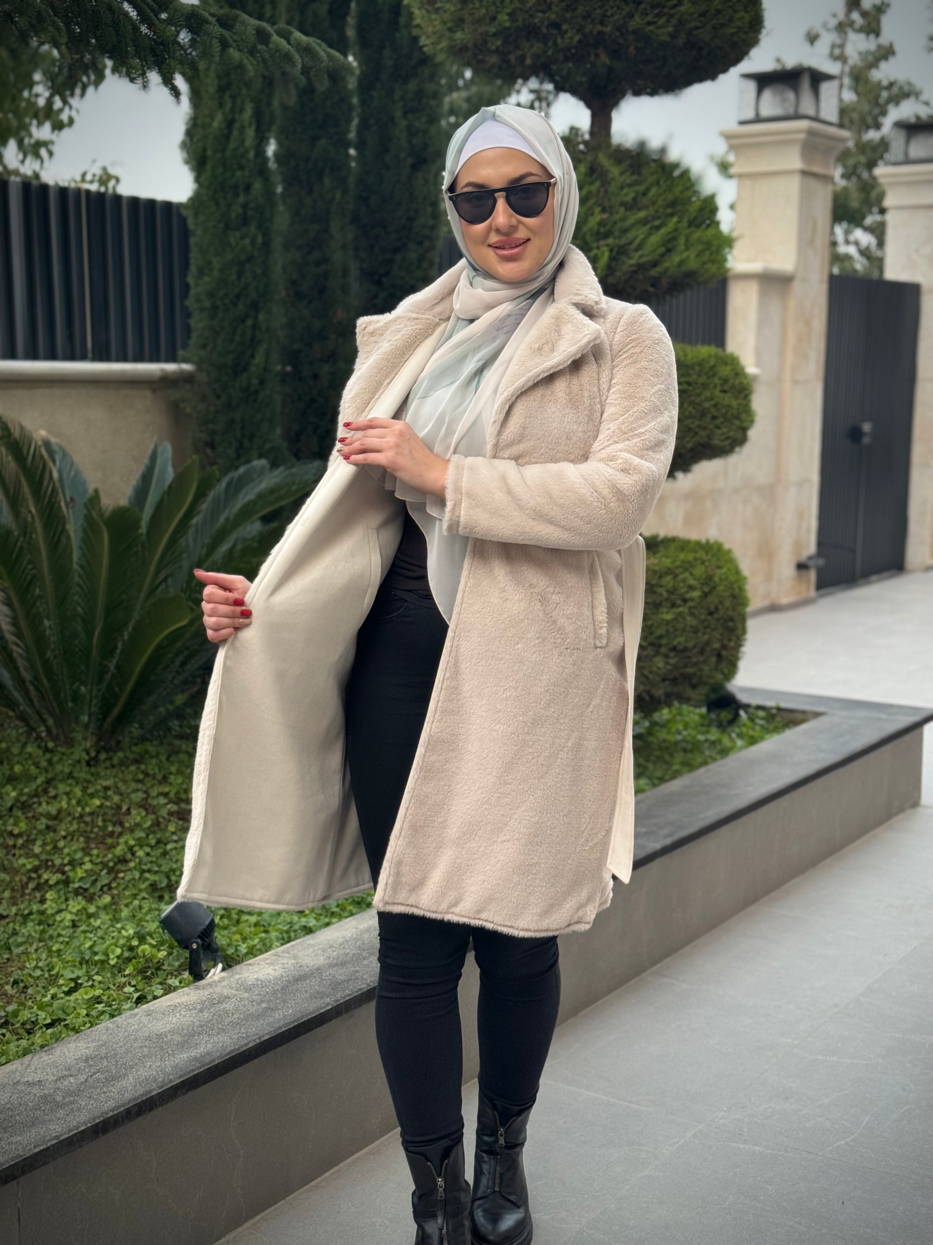 Double Face Fur Jacket for Women - Soft & Warm Reversible Winter Coat - Perfect for Outdoor Activities & Casual Wear