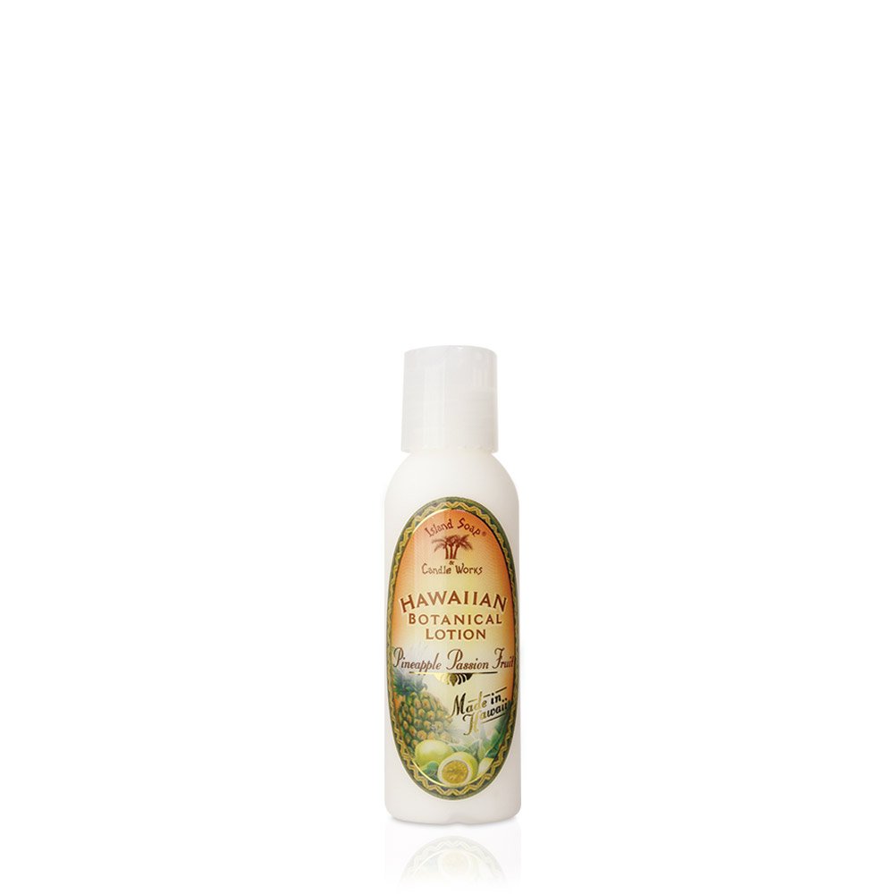 Island Soap & Candle Works Passion Fruit Pineapple Scented Soap and Lotion Gift Set in Organza Bag - Perfect for Spa Day, Self Care, and Romantic Gifts
