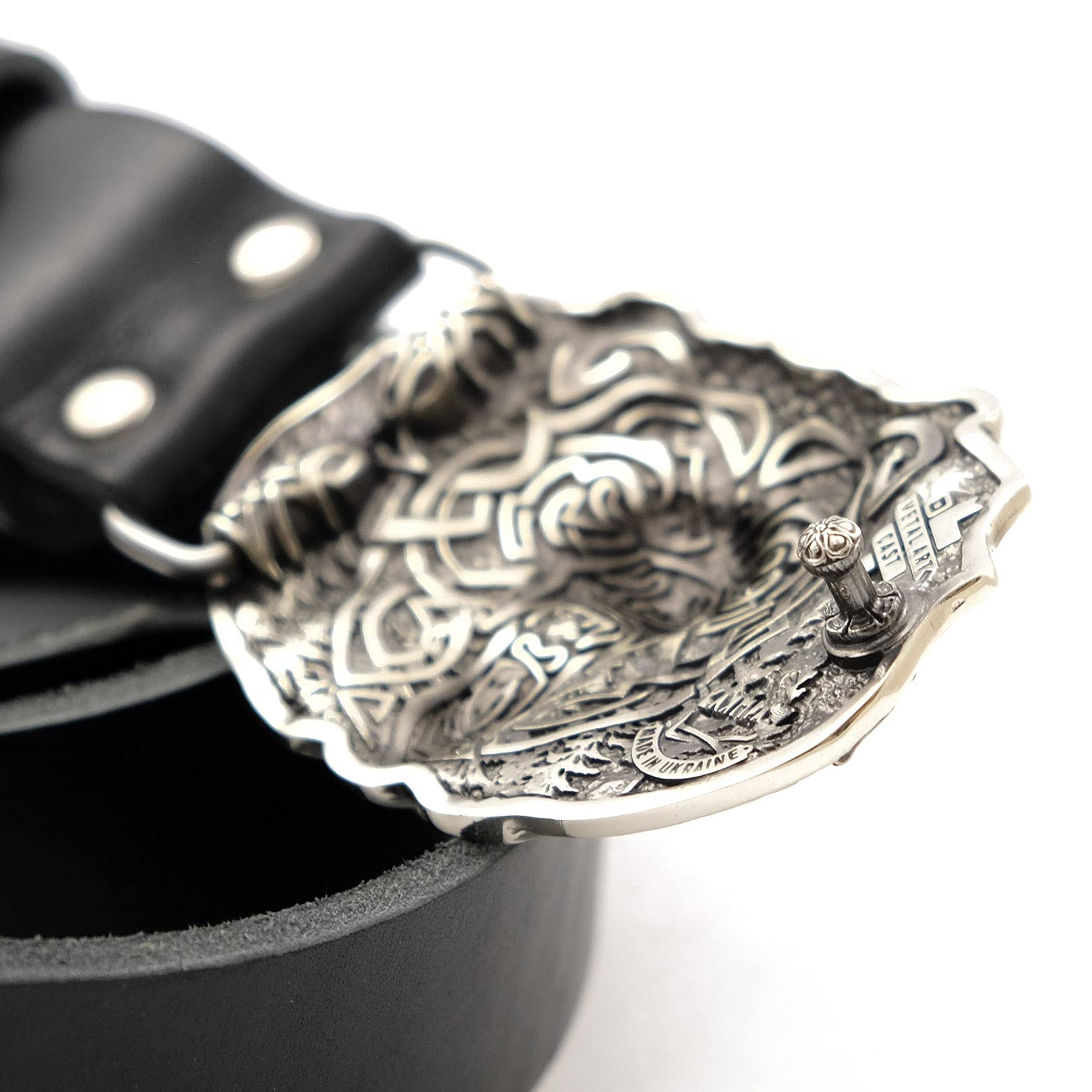 Wild Grizzly Bear Solid Nickel Silver Belt Buckle - Handcrafted North American Brown Bear German Silver Western Buckle for Cowboy, Biker & Outdoor Enthusiasts | Perfect for Jeans, Leather Belts & Western Fashion Accessories