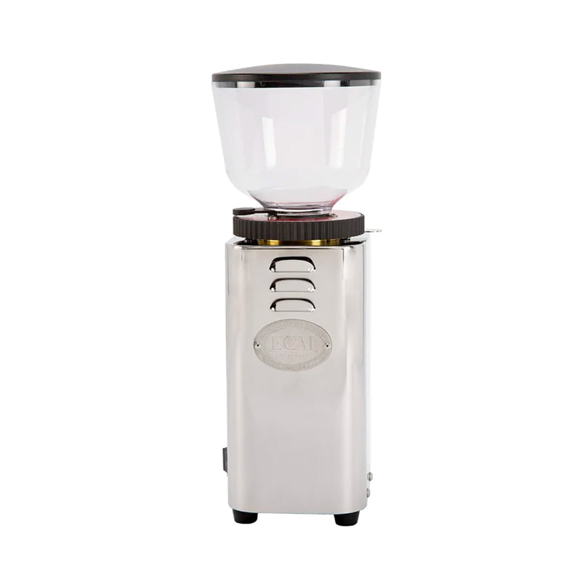 ECM C Manual 54 Espresso Coffee Grinder - Polished Stainless Steel Burr Mill for Home Baristas | Perfect for Espresso, French Press & Pour Over Brewing