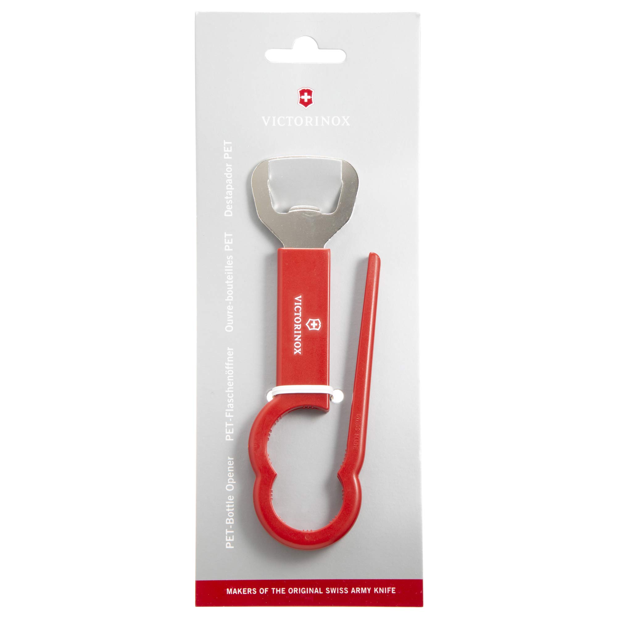 Victorinox Swiss Army Red Medium Bottle Opener - Perfect for Camping, Hiking & Outdoor Adventures