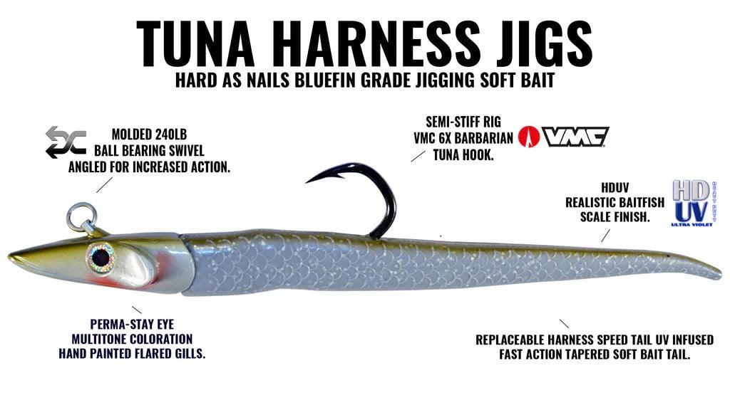 Premium Hogy Tuna Harness Jigs for Saltwater Fishing - High-Quality Trolling Lures for Big Game Fish - Perfect for Offshore, Deep Sea, and Sport Fishing Adventures