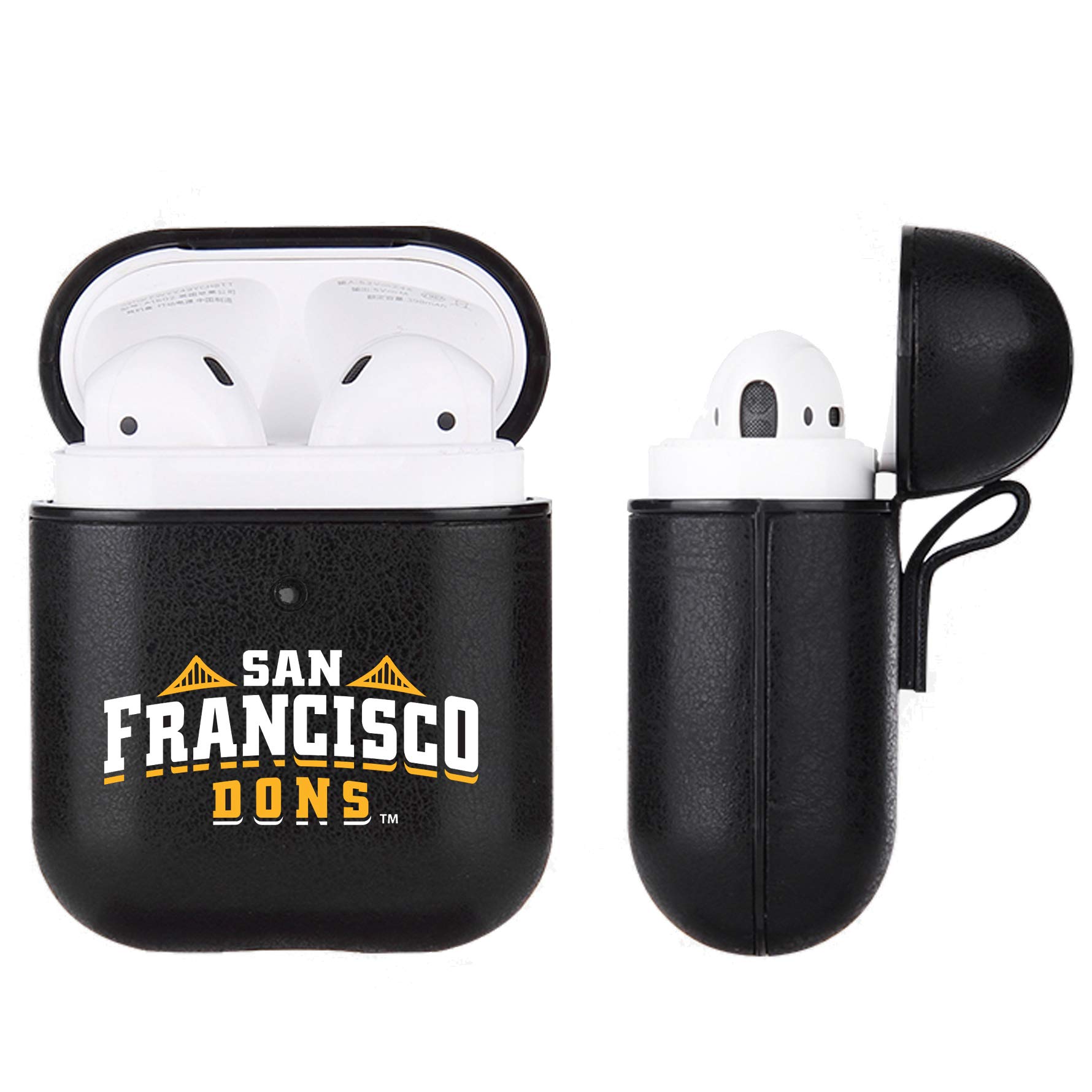 NCAA Leather AirPod Case - Durable Protection for Sports & Travel