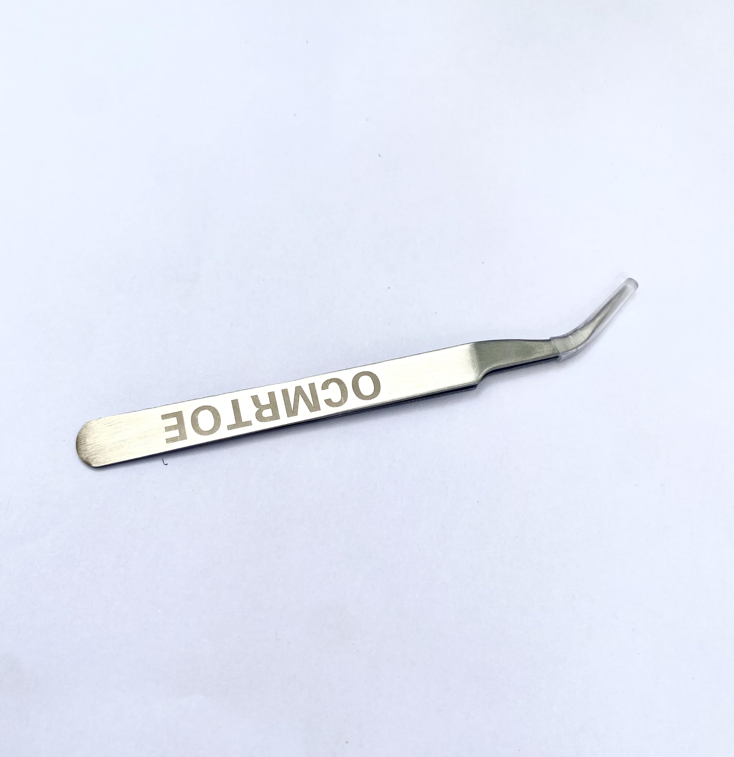 2PCS OCMRTOE Precision Tweezers Set - Anti-Static Stainless Steel Curved Tweezers for Electronics, Lab Work, Jewelry Making, Crafts & Soldering - Perfect for DIY Projects, Watch Repair & Eyebrow Grooming