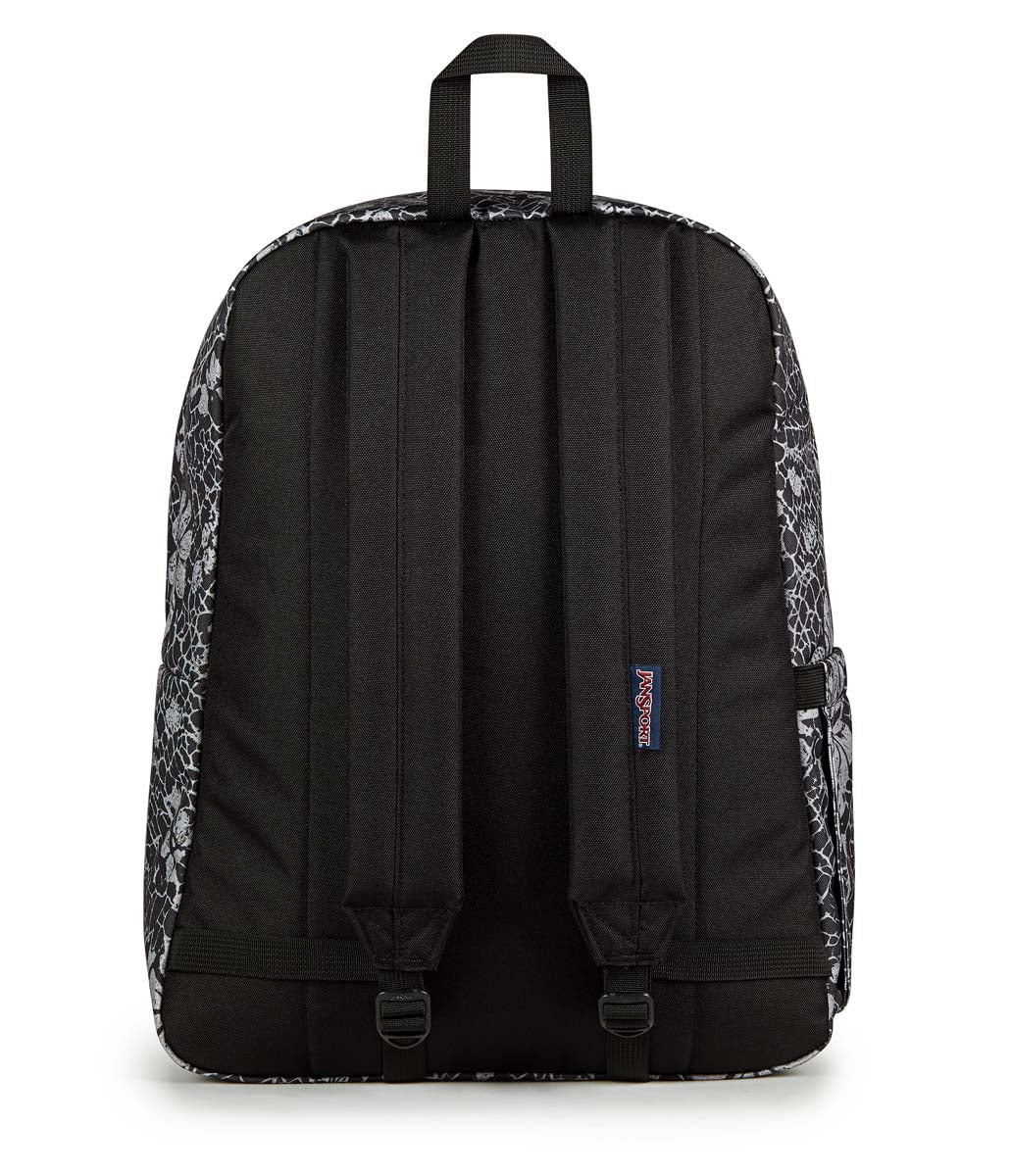 JanSport SuperBreak Plus Backpack - Lightweight Durable School & Travel Backpack with Laptop Sleeve | Perfect for College, Work & Outdoor Adventures | Lace Shadows Design