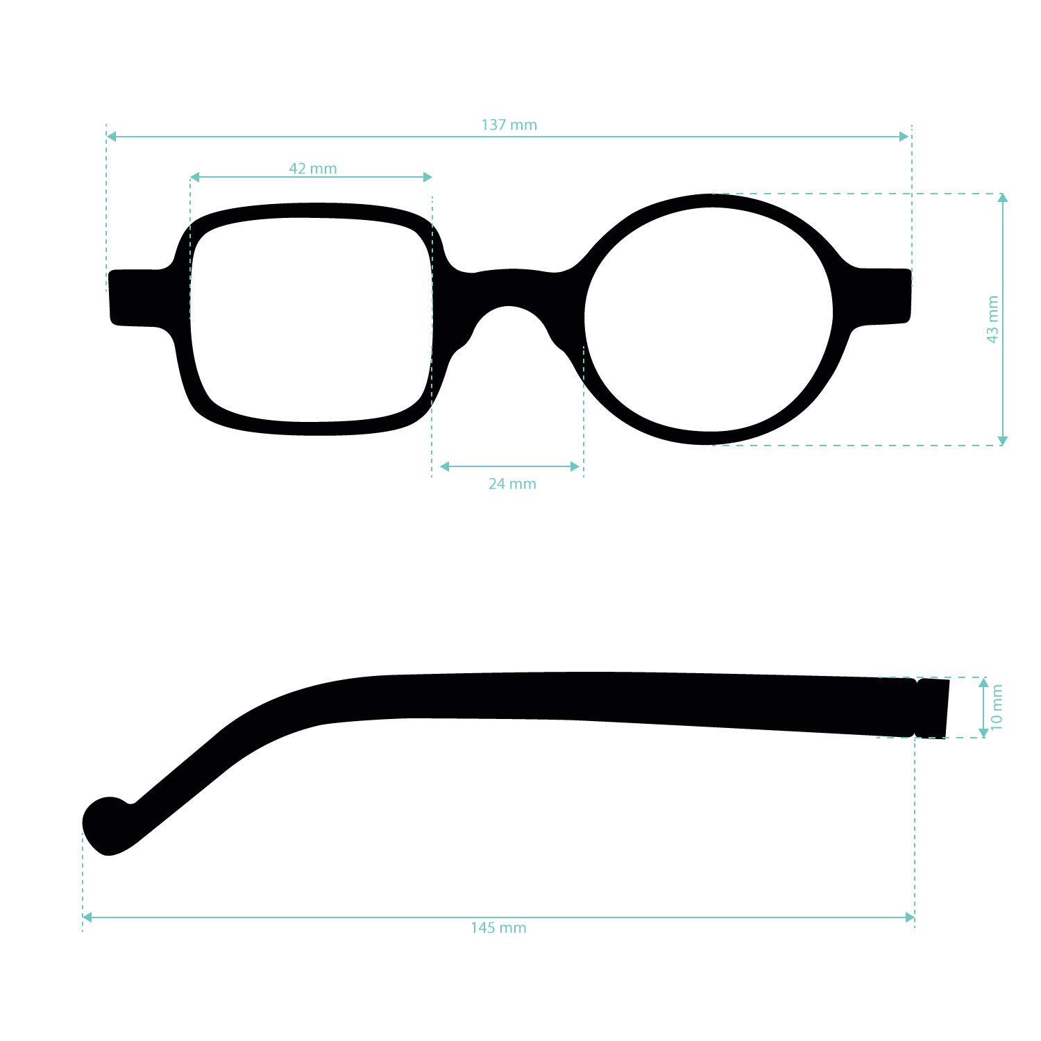 Blue Light Blocking Reading Glasses +1.0 - Anti Glare Computer Glasses for Women & Men - Indigo Frame - Reduce Eye Strain for Office Work, Screen Time & Reading