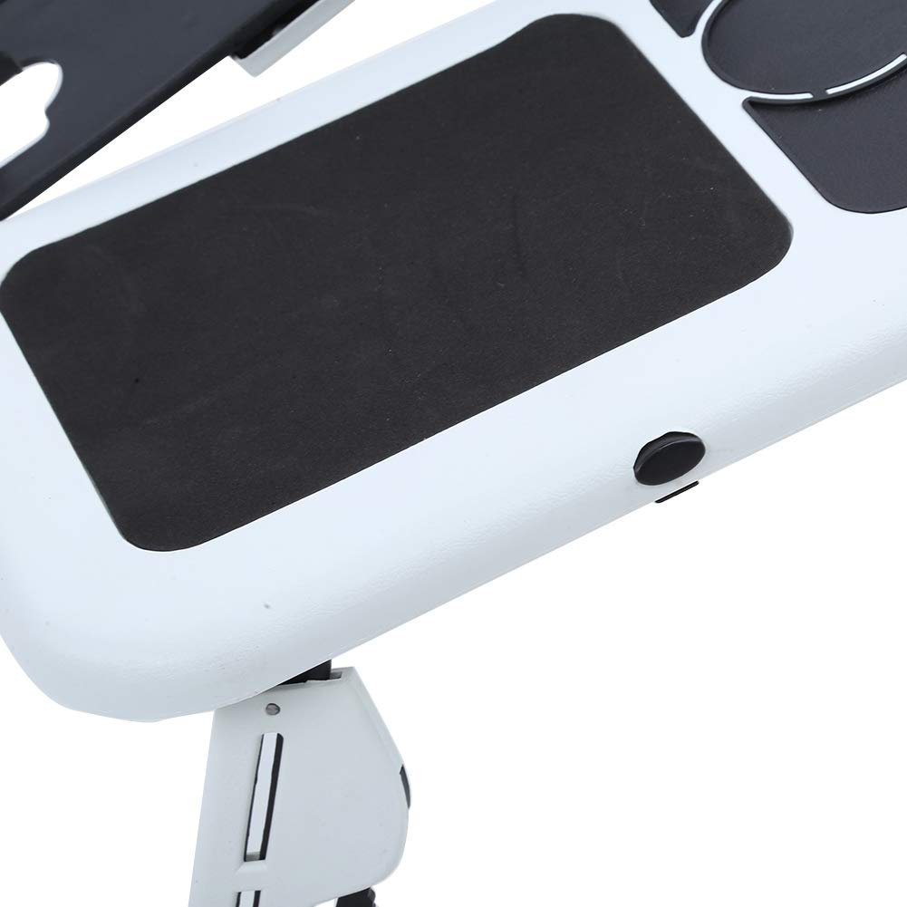 Adjustable Laptop Stand for Bed & Sofa - Portable Lap Desk with Cooling Fan - Ergonomic Bed Tray for Work, Study & Entertainment in Bed or Couch