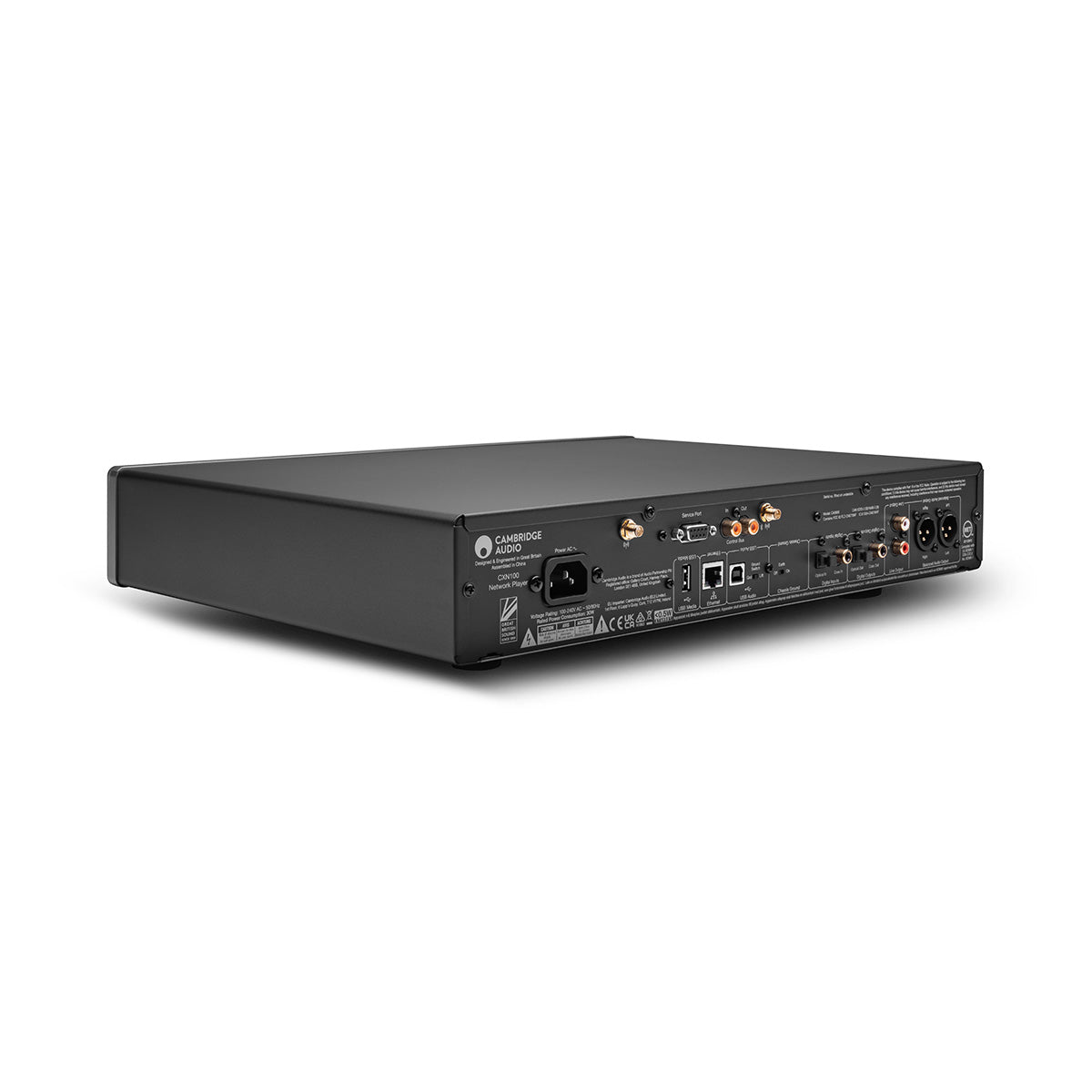 Cambridge Audio CXN100 Network Music Player - High-Resolution Wireless Streaming, Lunar Grey | Perfect for Home Audio Systems & Multi-Room Setup