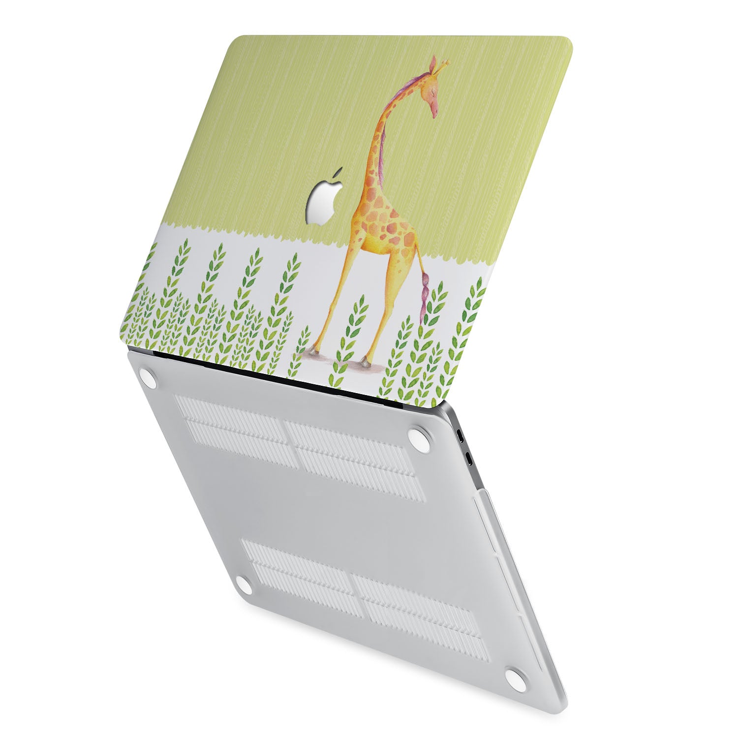 Premium MacBook Pro/Air Case with Cute Animal Design - Durable Protective Cover for Work, School & Travel