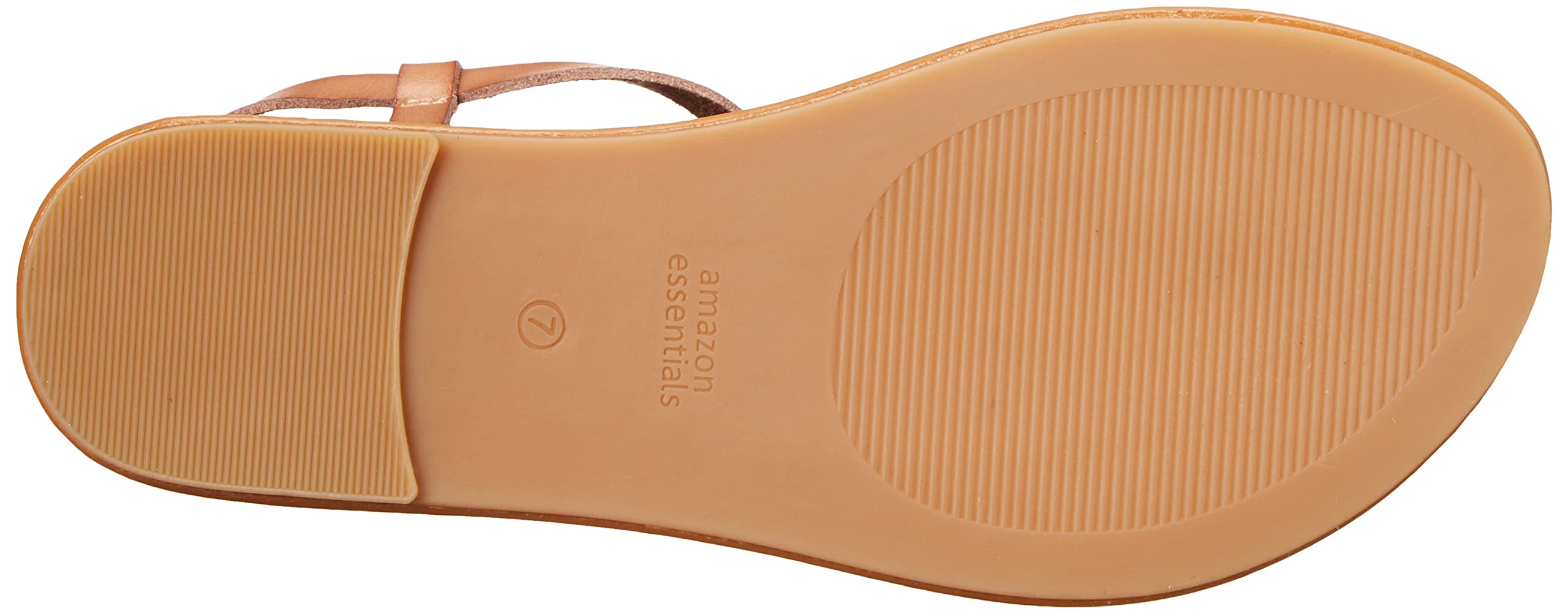 Amazon Essentials Women's Casual Thong Sandal with Adjustable Ankle Strap - Comfortable Flip Flops for Beach, Pool, Summer Outfits & Vacation Wear