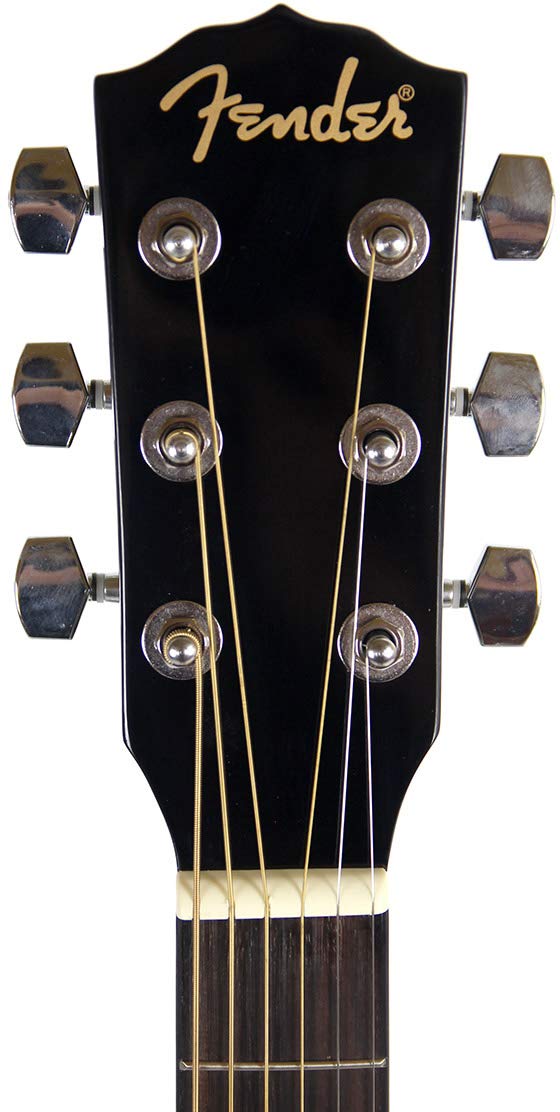 Fender FA-115 Dreadnought Acoustic Guitar Sunburst Bundle with Hard Case, Tuner, Strings, Strap & Picks - Perfect for Beginners, Campfires, Live Performances & Home Practice