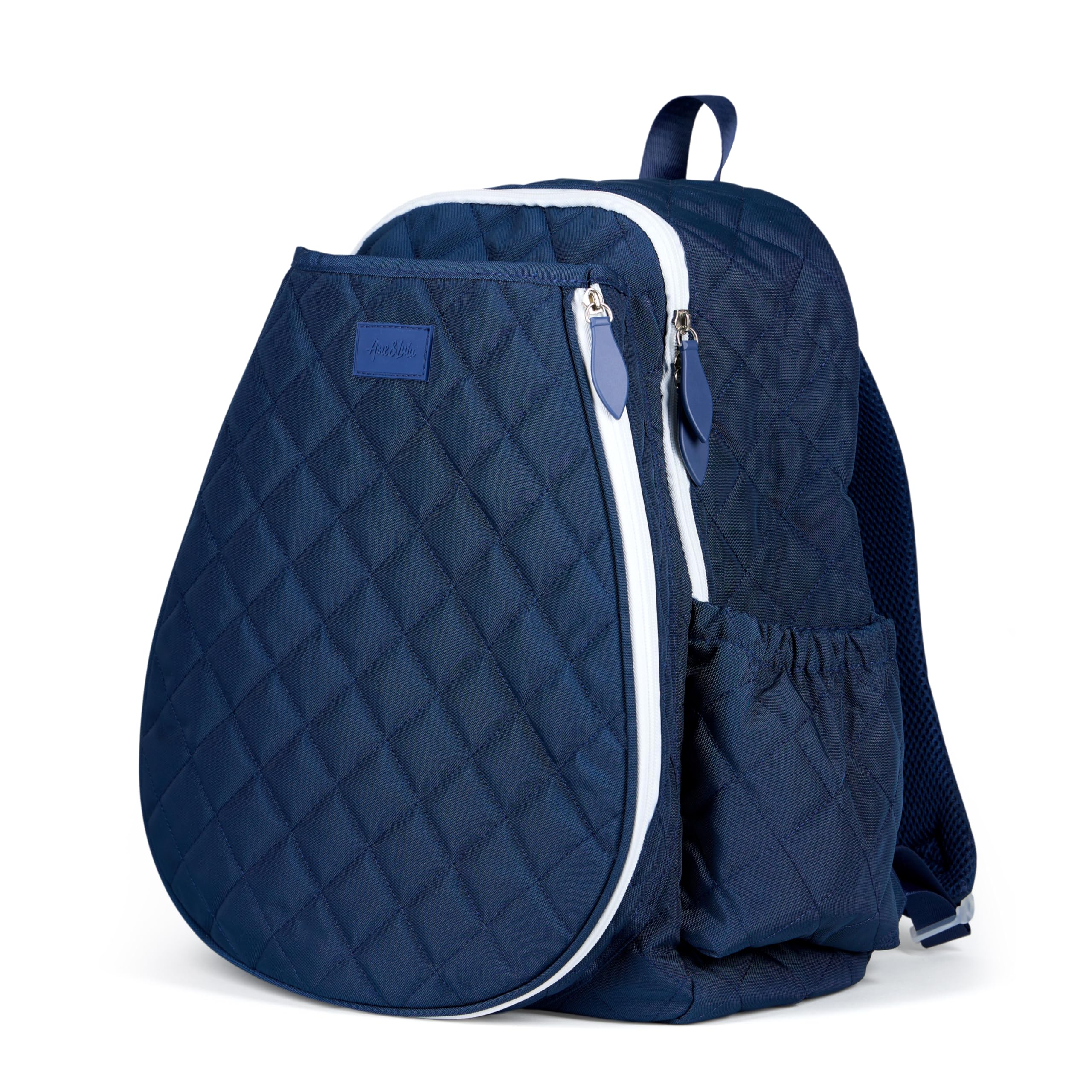 Ame & Lulu Game On Tennis Backpack with Padded Adjustable Straps & 2 Exterior Water Bottle Pockets - Perfect for Tennis, Gym, School & Travel