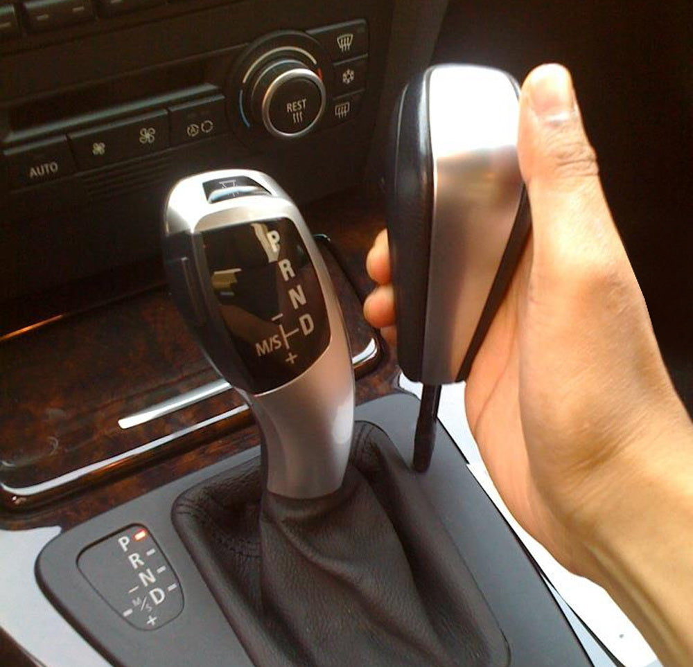 F30 Style LED Illuminated Shift Knob Selector Upgrade for BMW E39 5 Series & E53 X5 - Premium Gear Shift Knob with Color-Changing Lights for Enhanced Driving Experience