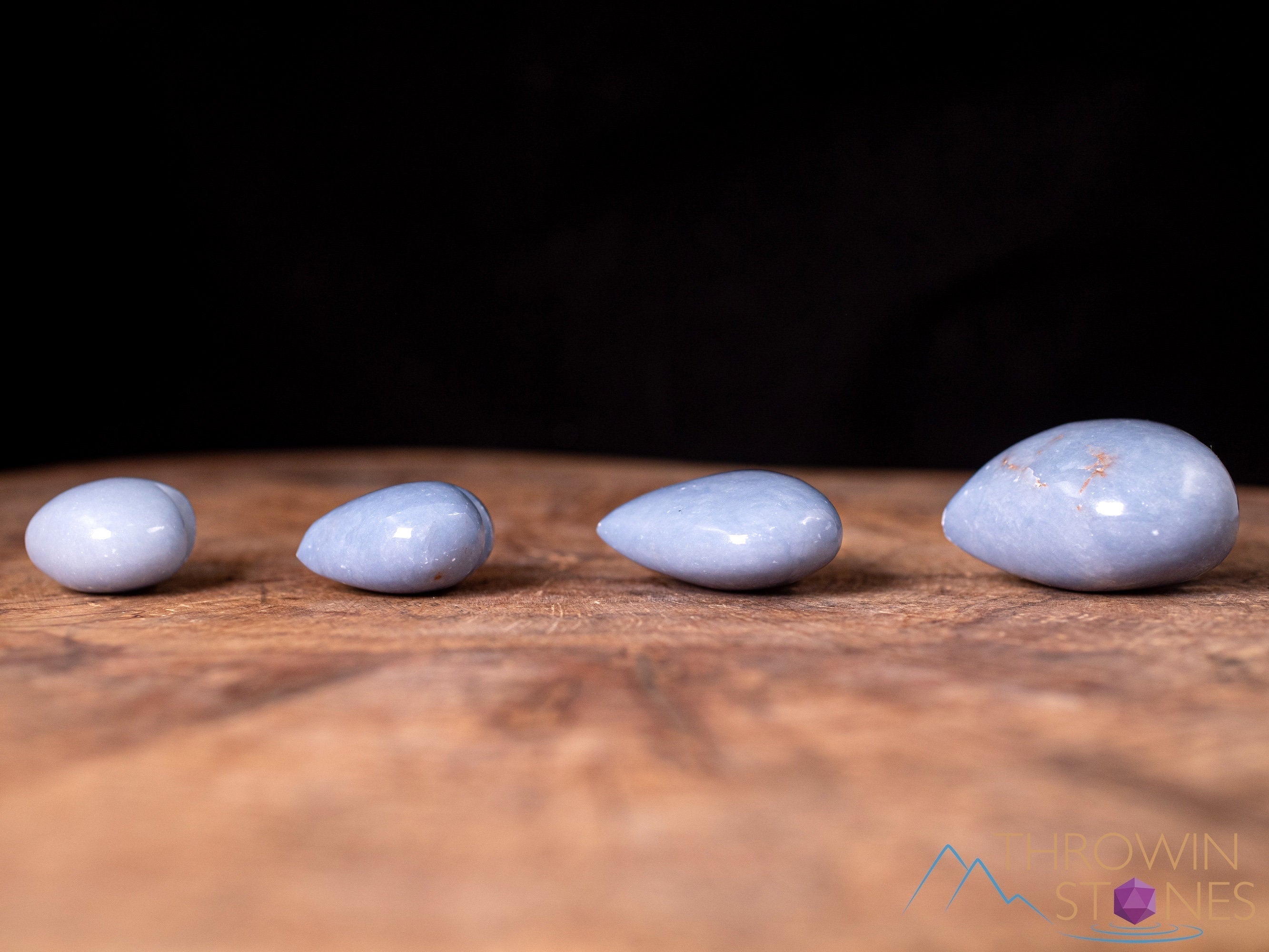 ANGELITE Crystal Heart - Healing Stone for Self Care, Spiritual Gifts for Mom, Home Decor & Meditation - E0163 | Perfect for Relaxation, Yoga & Positive Energy