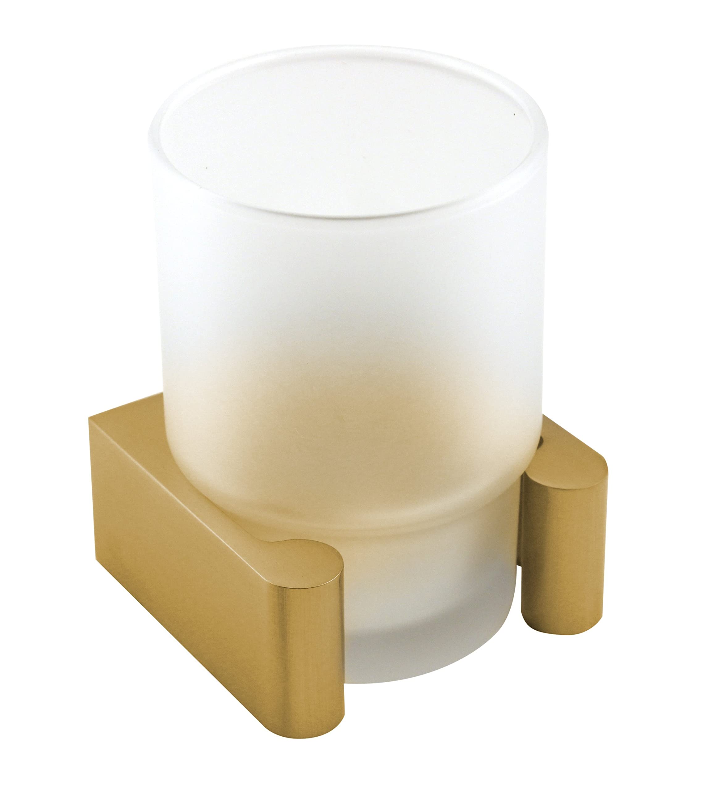 Luna Counter Top Tumbler Holder - Polished Nickel Finish | Stylish Cup Organizer for Kitchen, Bar & Office Countertops