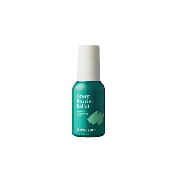 KRAVEBEAUTY Great Barrier Relief Serum - Soothing Face Moisturizer for Dry, Sensitive Skin | Repair Skin Barrier, Reduce Redness | Perfect for Night Routine & Post-Procedure Care