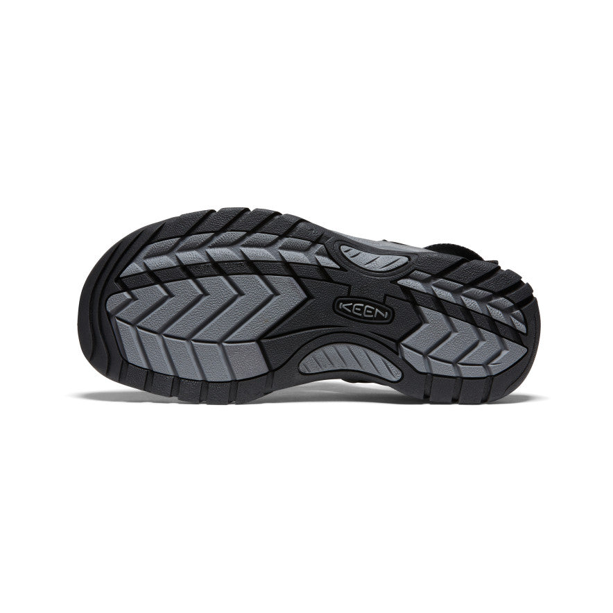Men's Rapids H2 Sandal - Waterproof Hiking Sandals for Men, Lightweight & Durable Outdoor Adventure Footwear (Black/Steel Grey) - Perfect for Camping, Beach, and Trail Walking