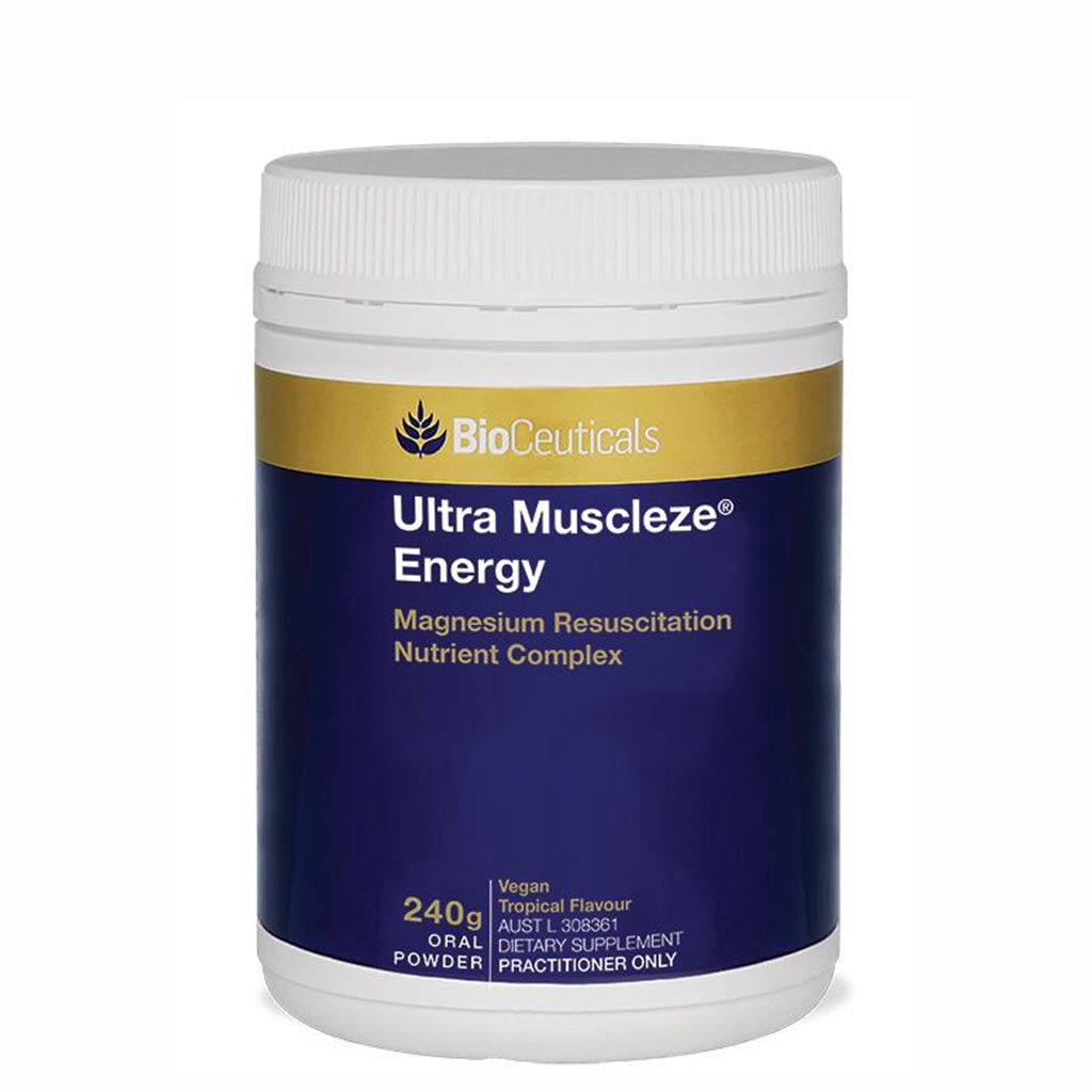 BioCeuticals Ultra Energy Powder - Premium Natural Energy Booster for Workouts & Focus | Vegan, Gluten-Free Supplement for Athletes & Busy Professionals | Pre-Workout, Office & Travel Use