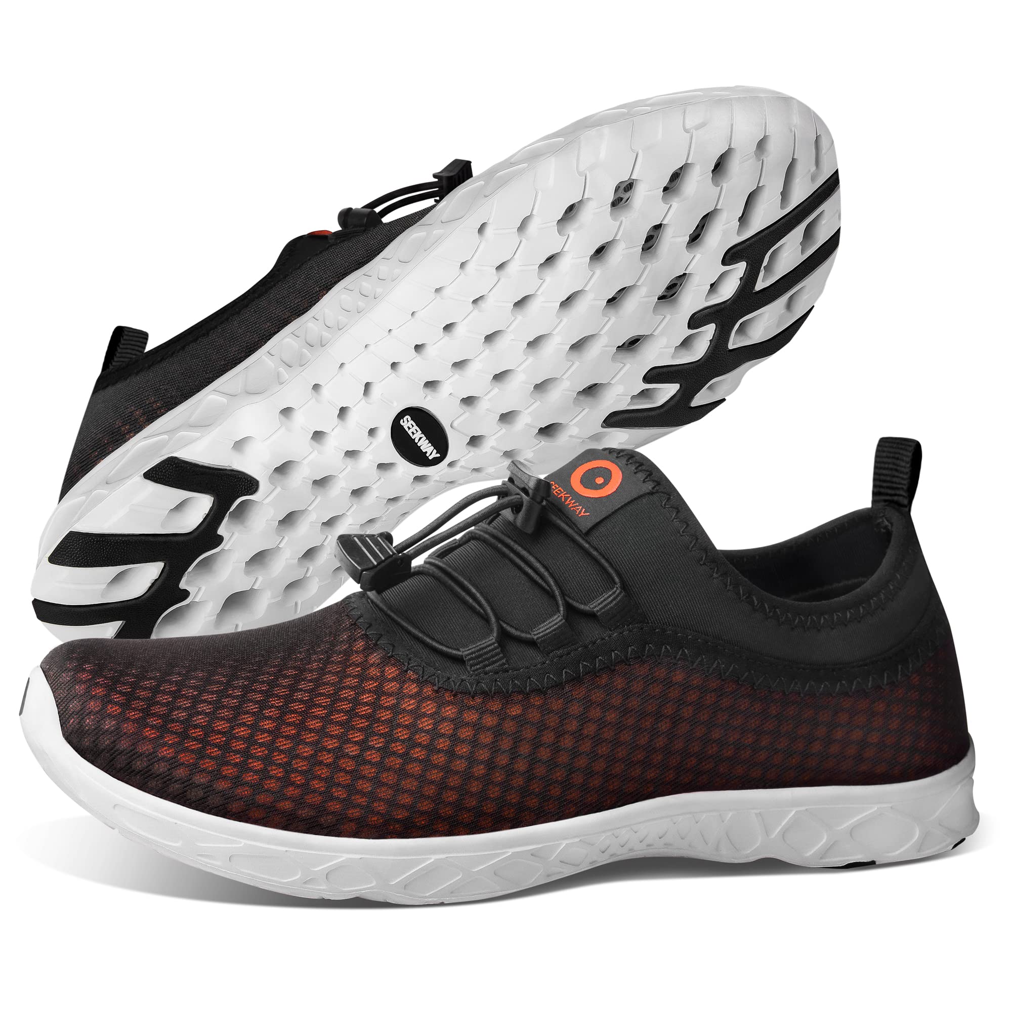 SEEKWAY Men's & Women's Quick Dry Water Shoes - Barefoot Aqua Shoes for Beach Walking, Kayaking, Boating & Water Sports | Lightweight & Comfortable for Swimming, Yoga & Outdoor Activities (SP006)