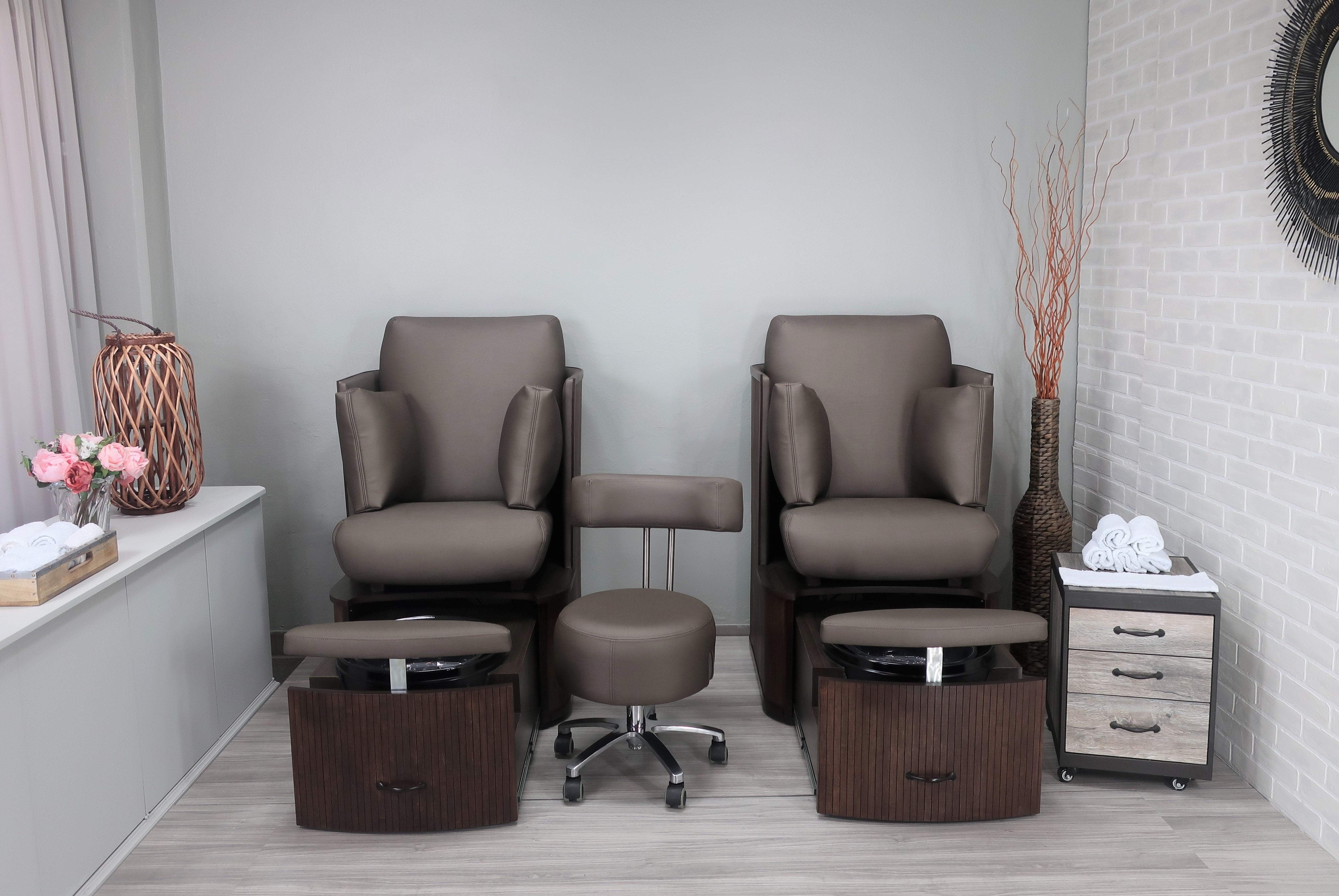 Belava Dorset Professional Pedicure Chair with Drain Pump - Spa & Salon Hydraulic Massage Foot Bath for Ultimate Relaxation