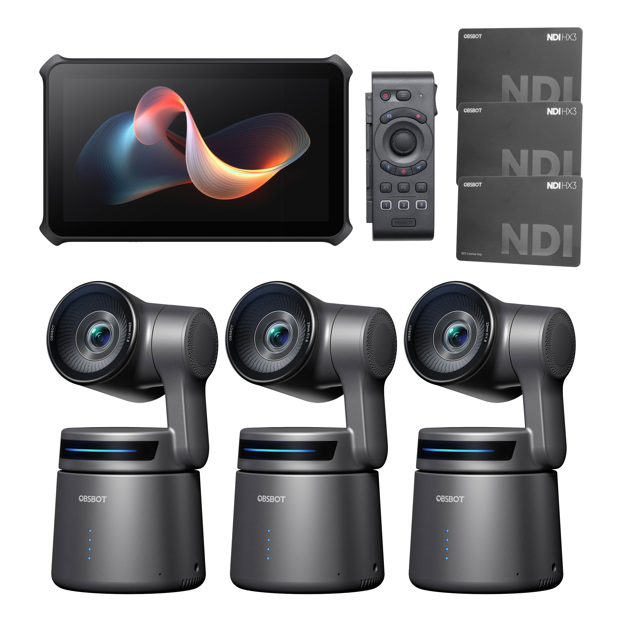 OBSBOT Talent & Tail Air Live Streaming Studio Combo Bundle - Professional 4K Webcam with AI Tracking for YouTube, Twitch, Gaming & Video Conferencing - Perfect for Streamers, Gamers & Remote Workers