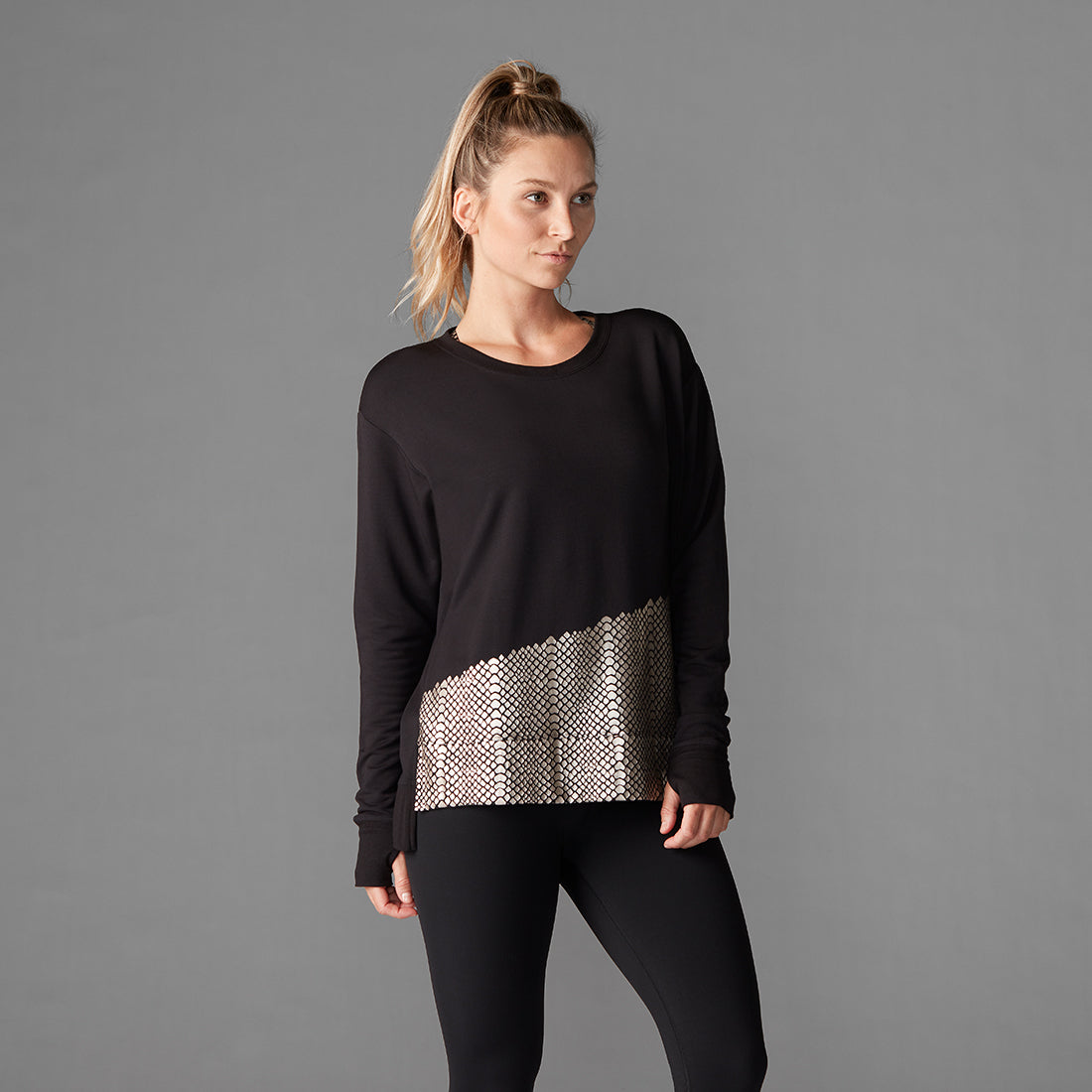 Tavi Noir Cozy Sweatshirt for Women - Soft Fleece Pullover Hoodie, Casual Loungewear for Fall & Winter - Perfect for Coffee Dates, Errands and Relaxing at Home
