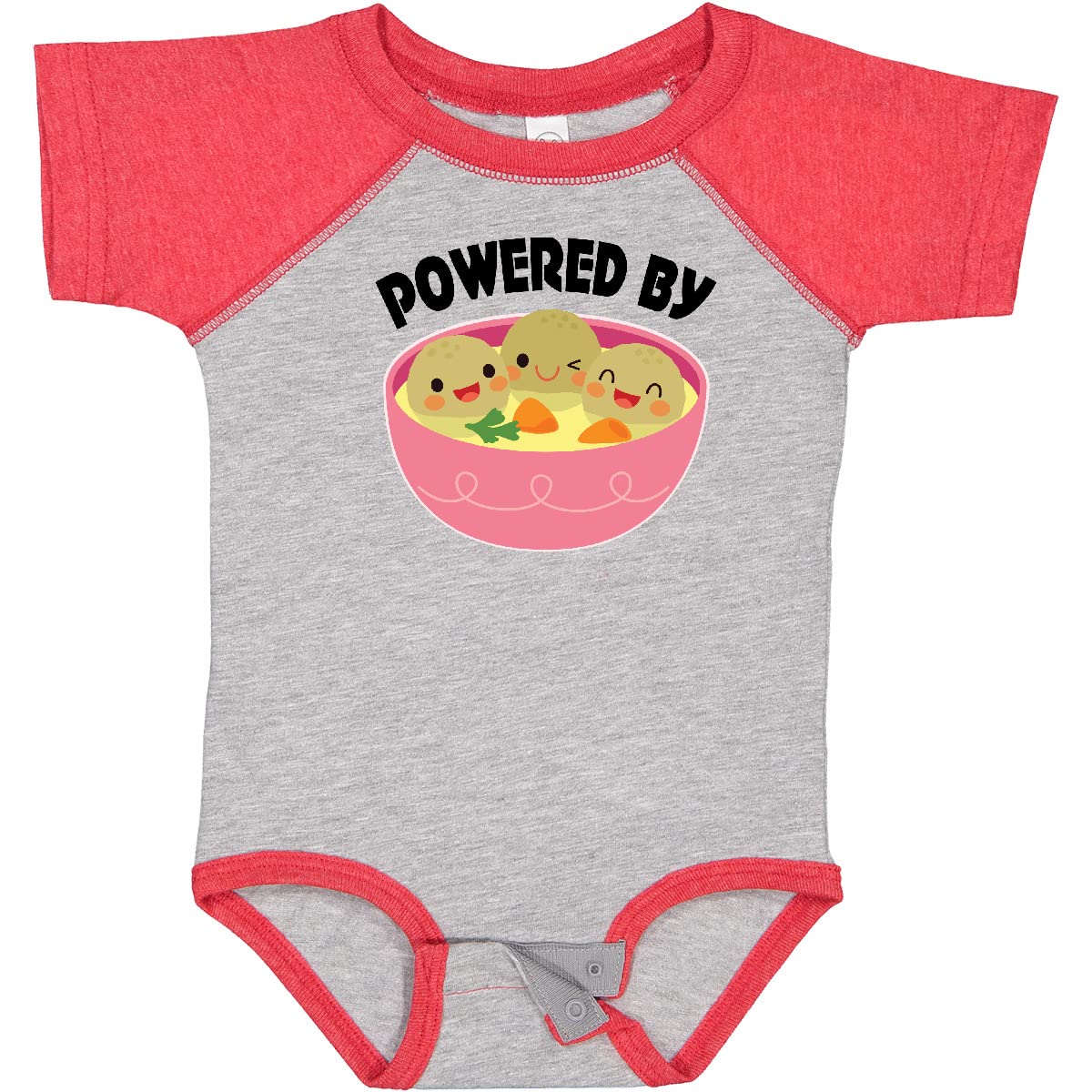 Inktastic Matzo Ball Soup Cute Baby Bodysuit - Soft Cotton Infant Onesie for Boys & Girls - Perfect for Holidays, Family Gatherings & Photo Shoots