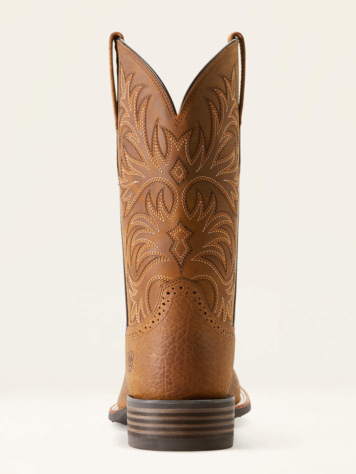 Ariat Men's 10053566 Distressed Brown Oakwood Cowboy Boots - Western Style, Comfortable & Durable for Riding, Work & Outdoor Activities