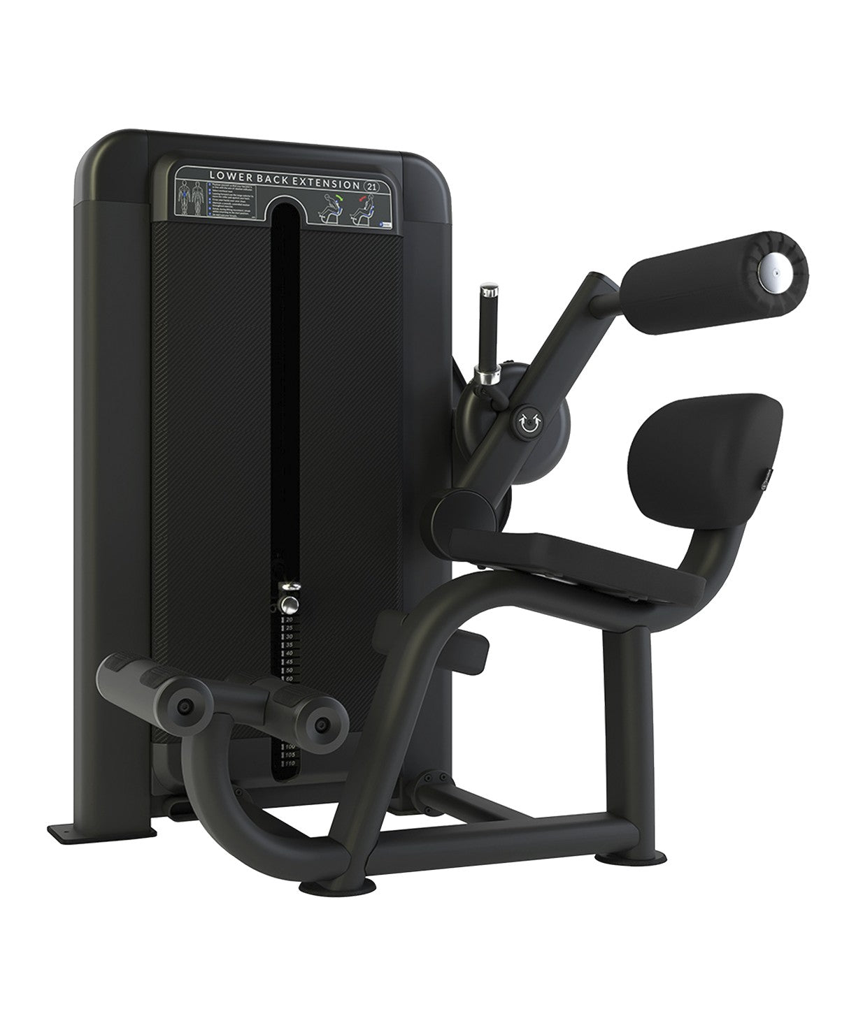 Club Line Lower Back Extension Weight Stack Tower - Home Gym Strength Training Equipment for Core & Back Workouts