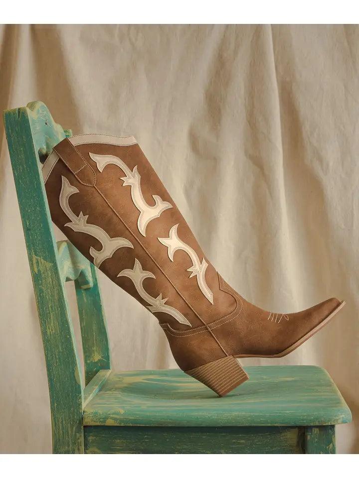 Adriana Brown Women's Western Rodeo Boots - Stylish Cowgirl Boots for Country Dancing, Riding & Fashion | Perfect for Rodeo, Concerts & Everyday Wear